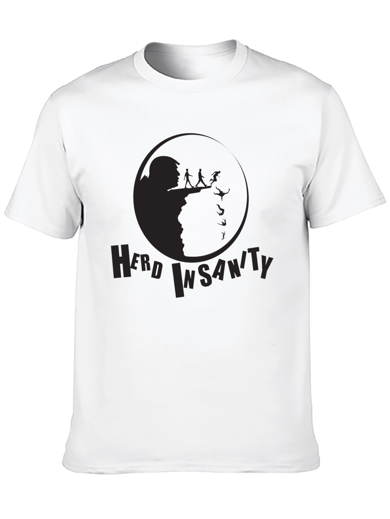 Herd Insanity Black Graphic Tee