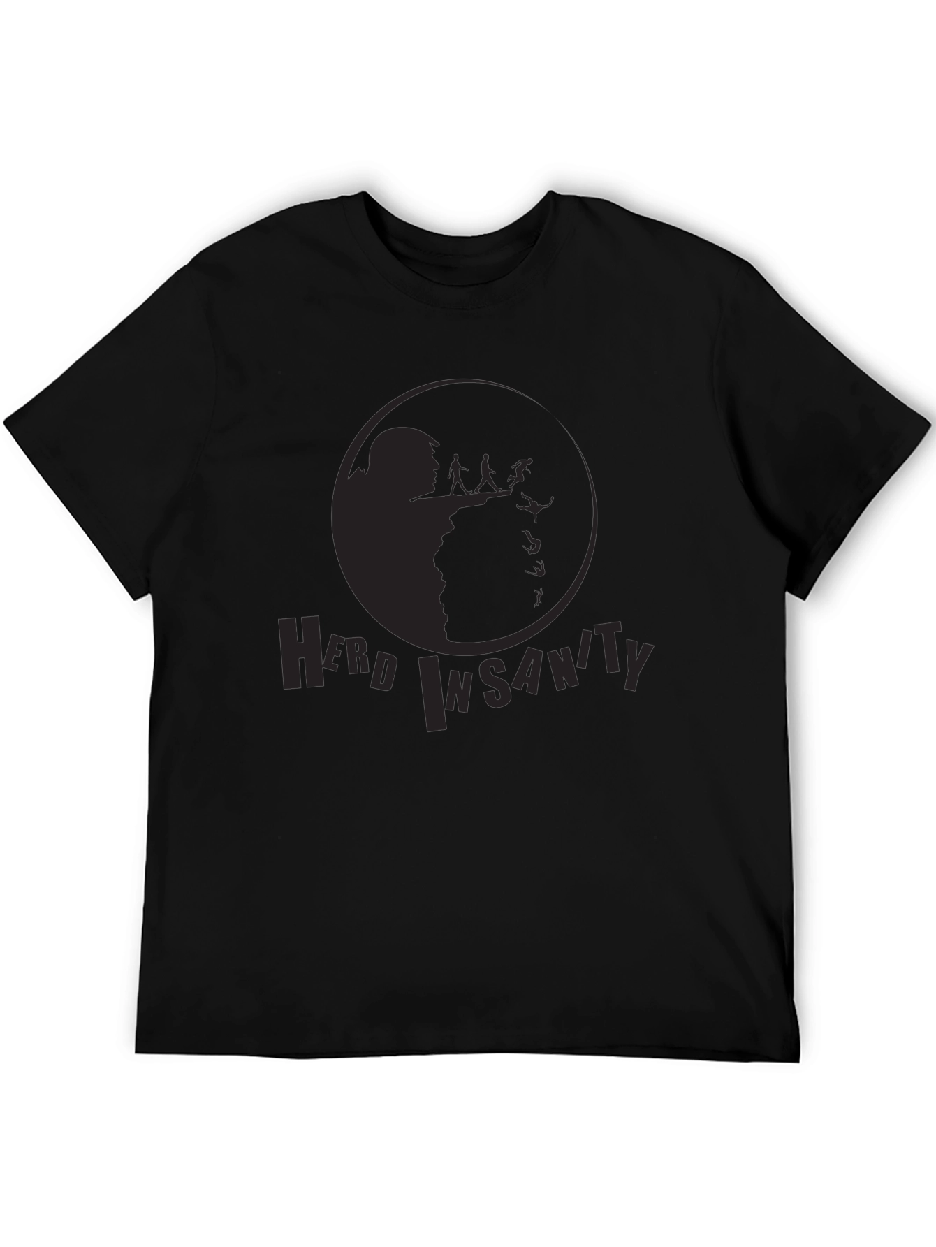 Herd Insanity Black Graphic Tee