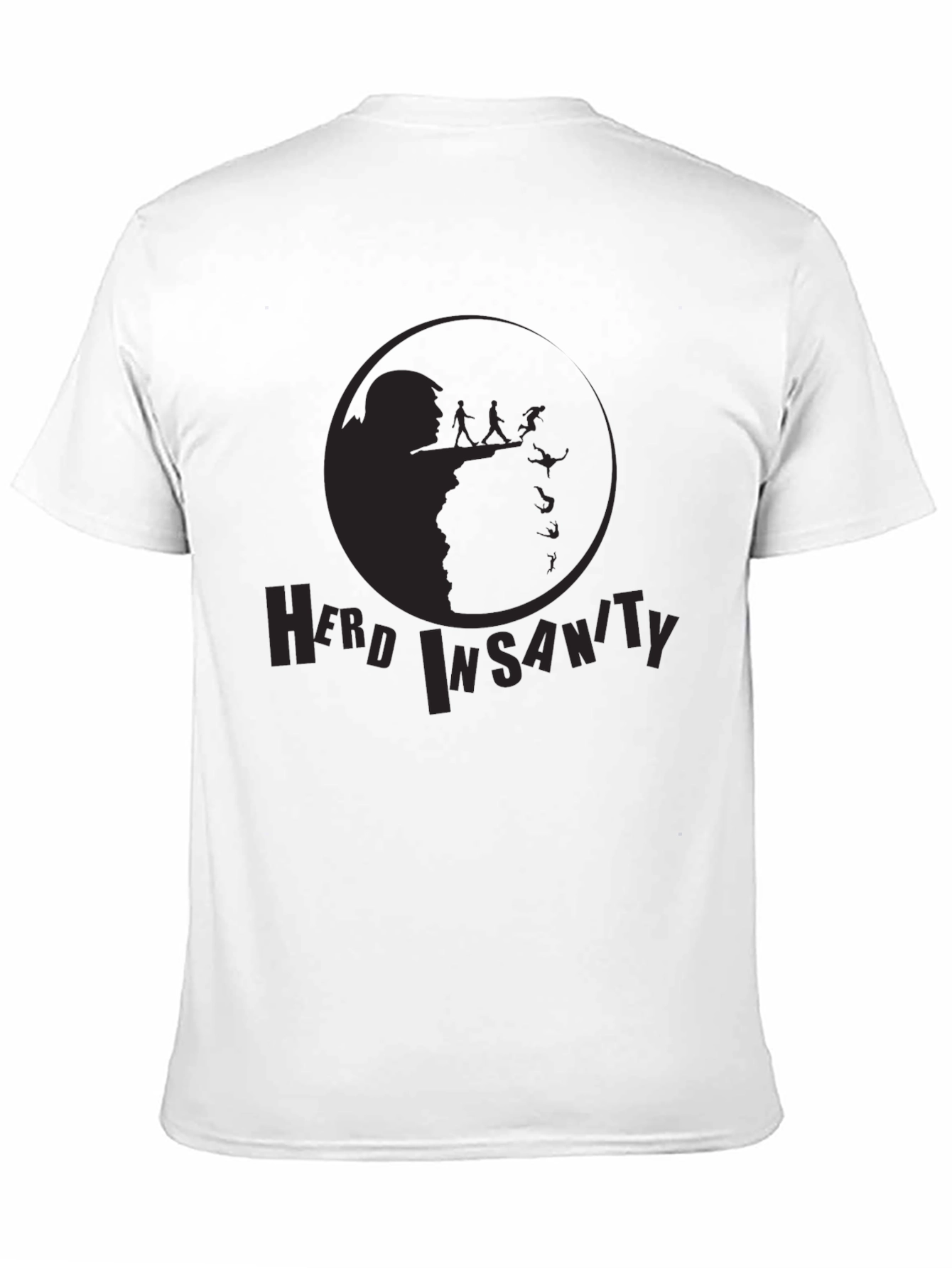 Herd Insanity Black Graphic Tee