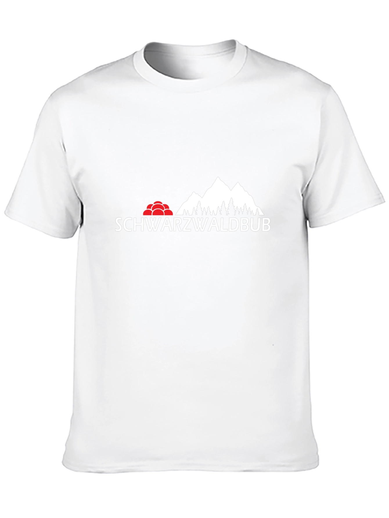 Schwarzwaldbub Mens Black Graphic T-Shirt