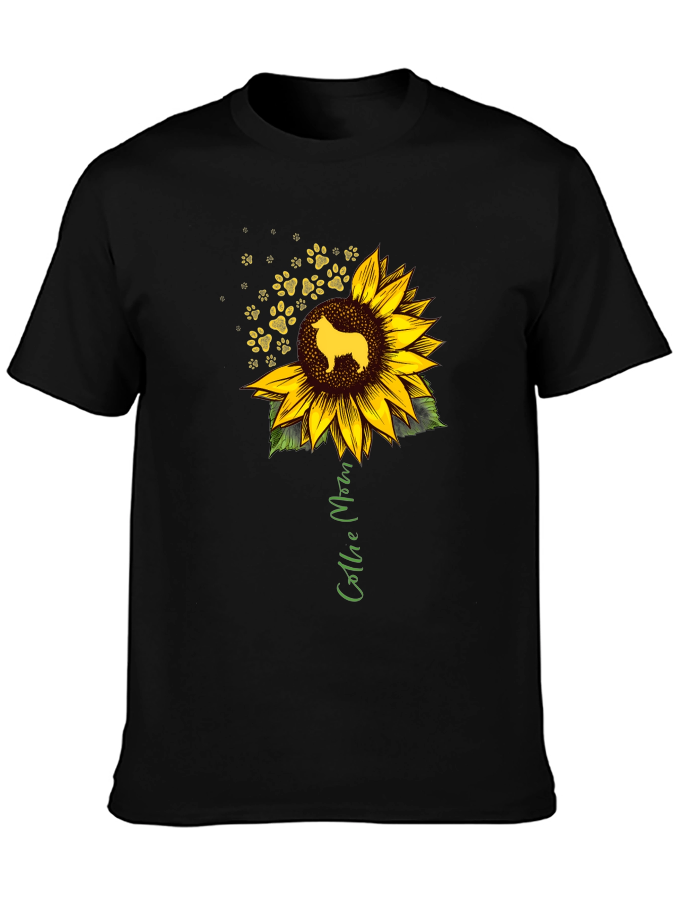 Golden Retriever Sunflower Dog Mom Tee
