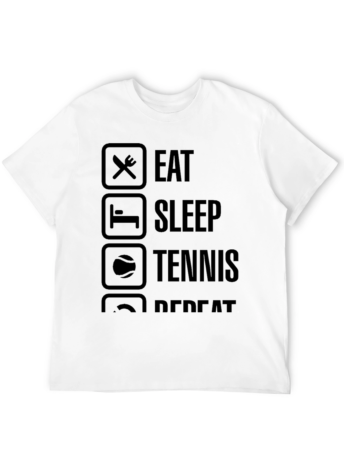 Eat Sleep Tennis Repeat T-Shirt