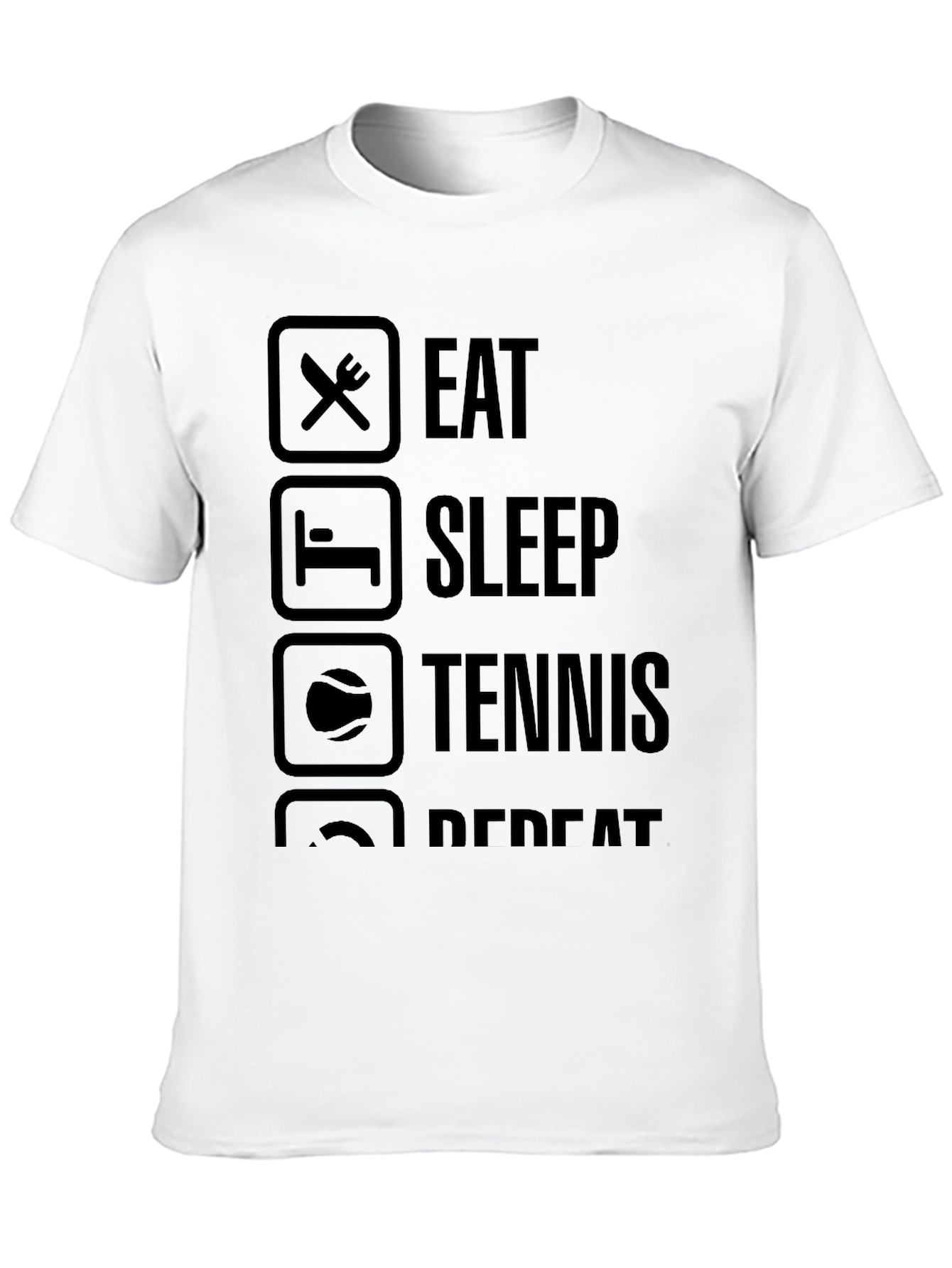 Eat Sleep Tennis Repeat T-Shirt