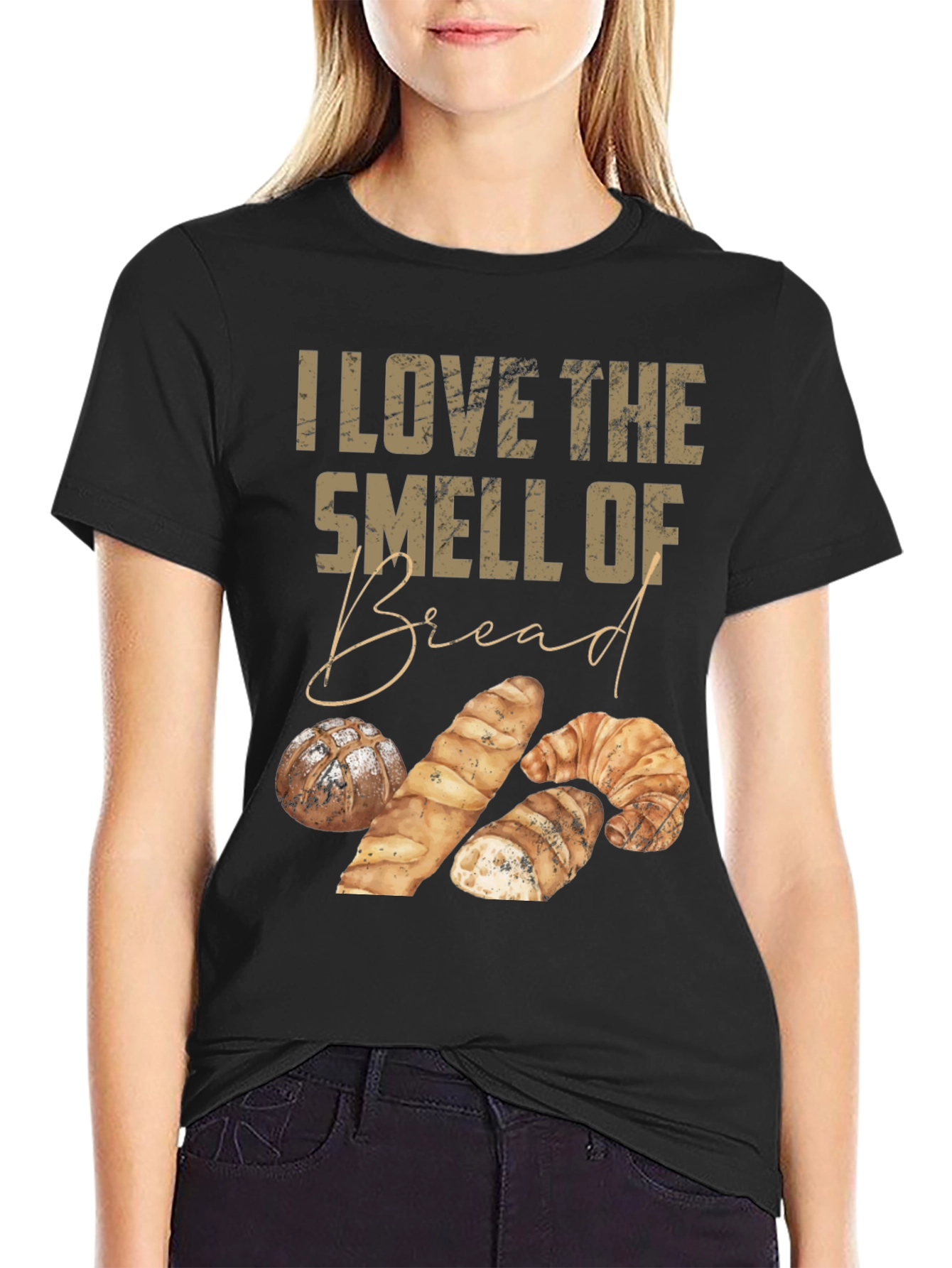 I Love The Smell of Bread Graphic T-Shirt