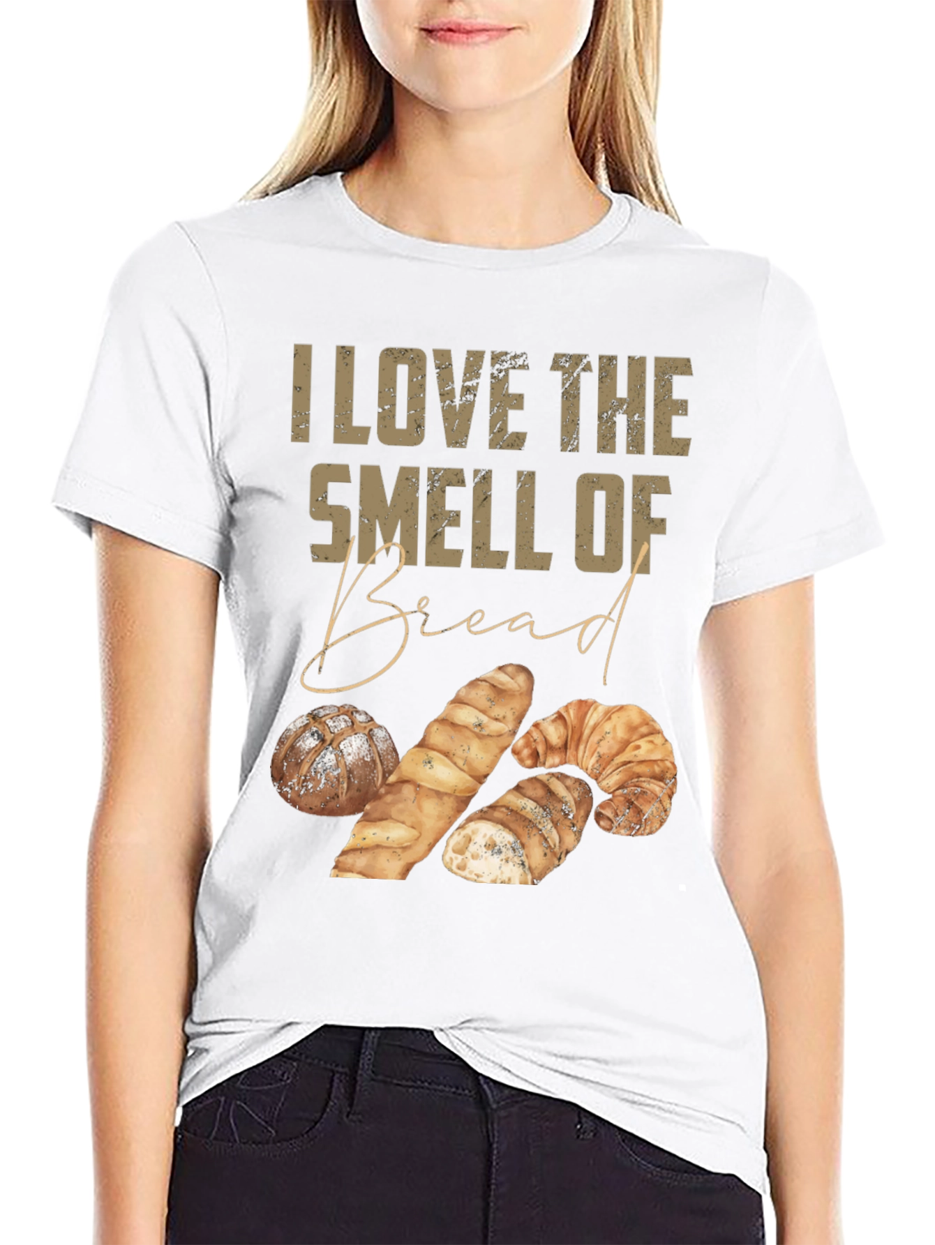 I Love The Smell of Bread Graphic T-Shirt
