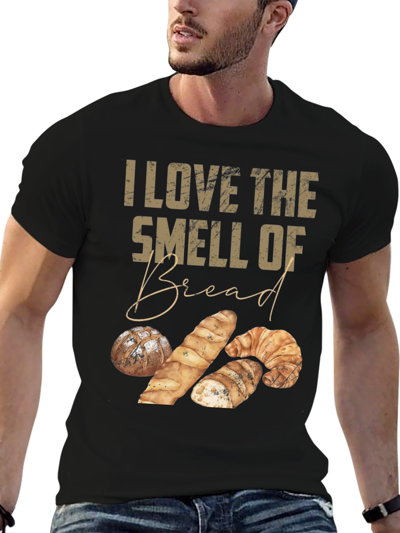 I Love The Smell of Bread Graphic T-Shirt