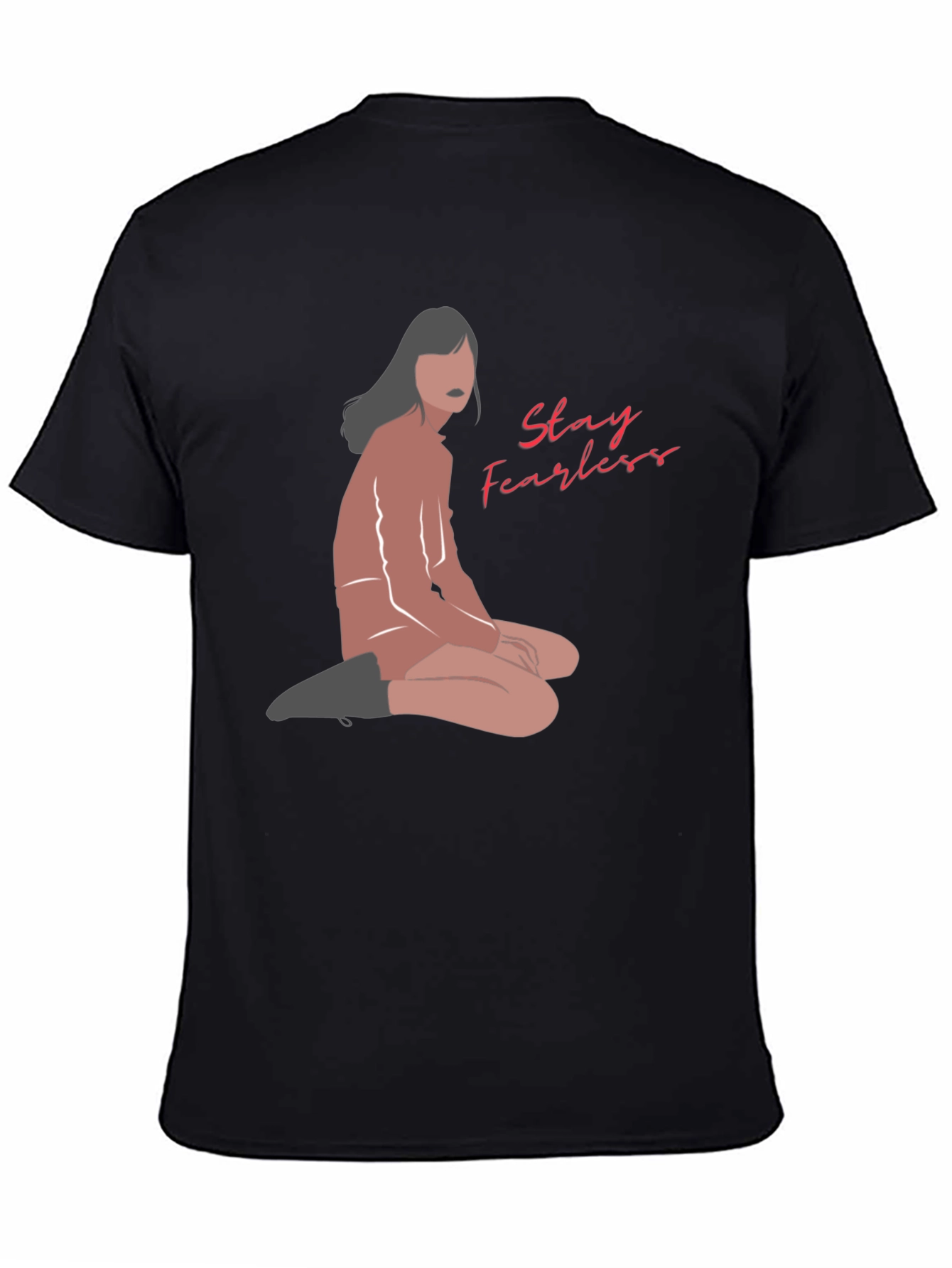 Stay Fearless Graphic Tee - Unisex Black T-Shirt