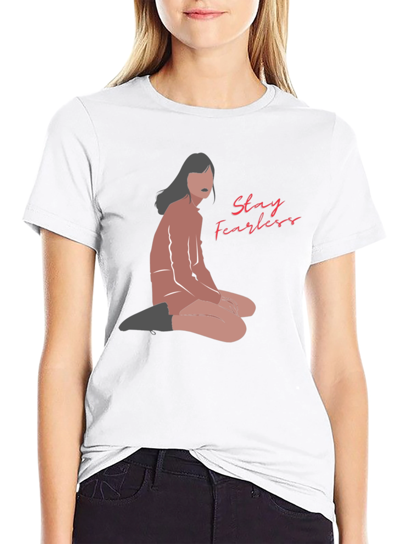 Stay Fearless Graphic Tee - Unisex Black T-Shirt