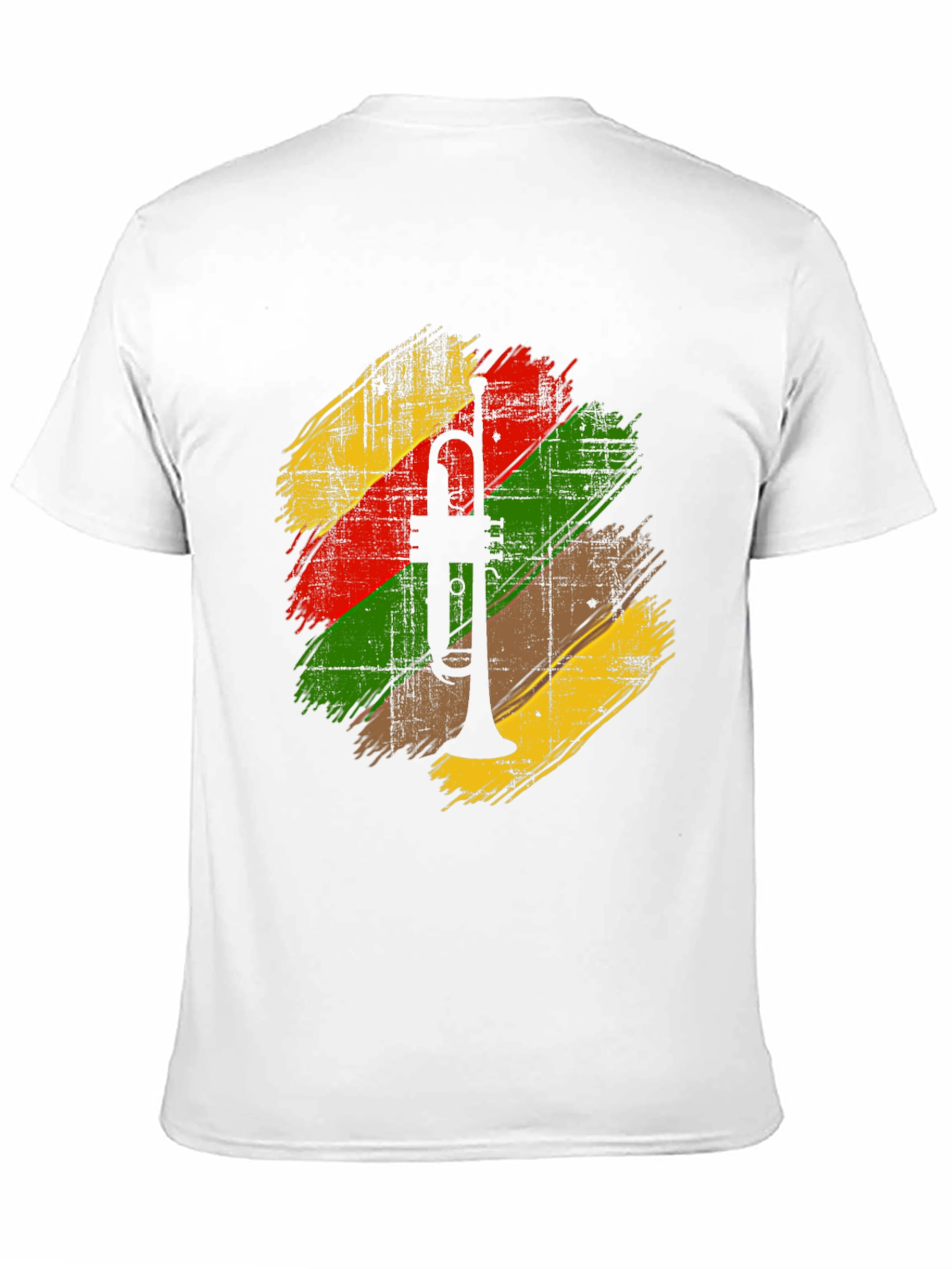 Trumpet Graphic Print T-Shirt