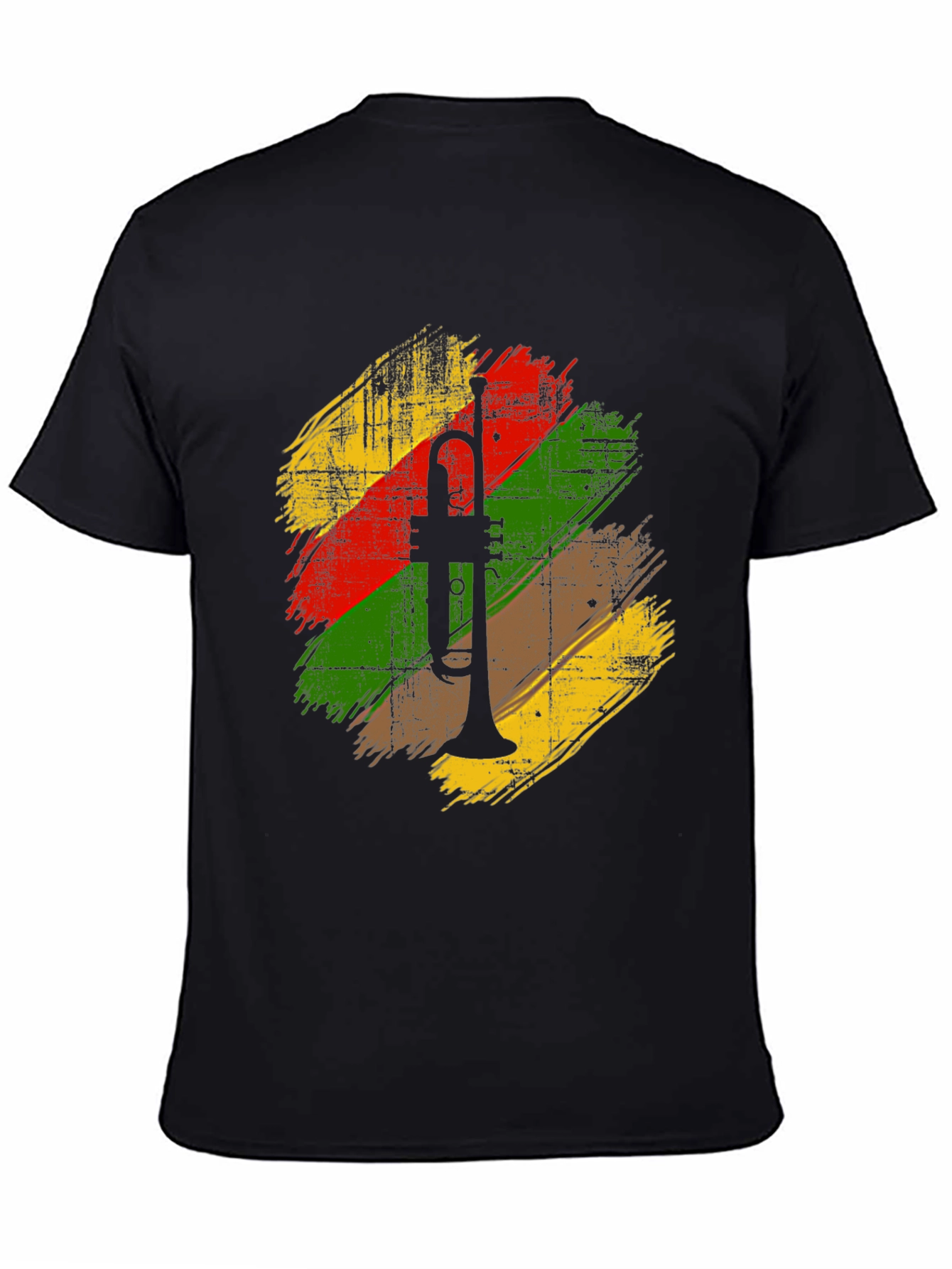 Trumpet Graphic Print T-Shirt