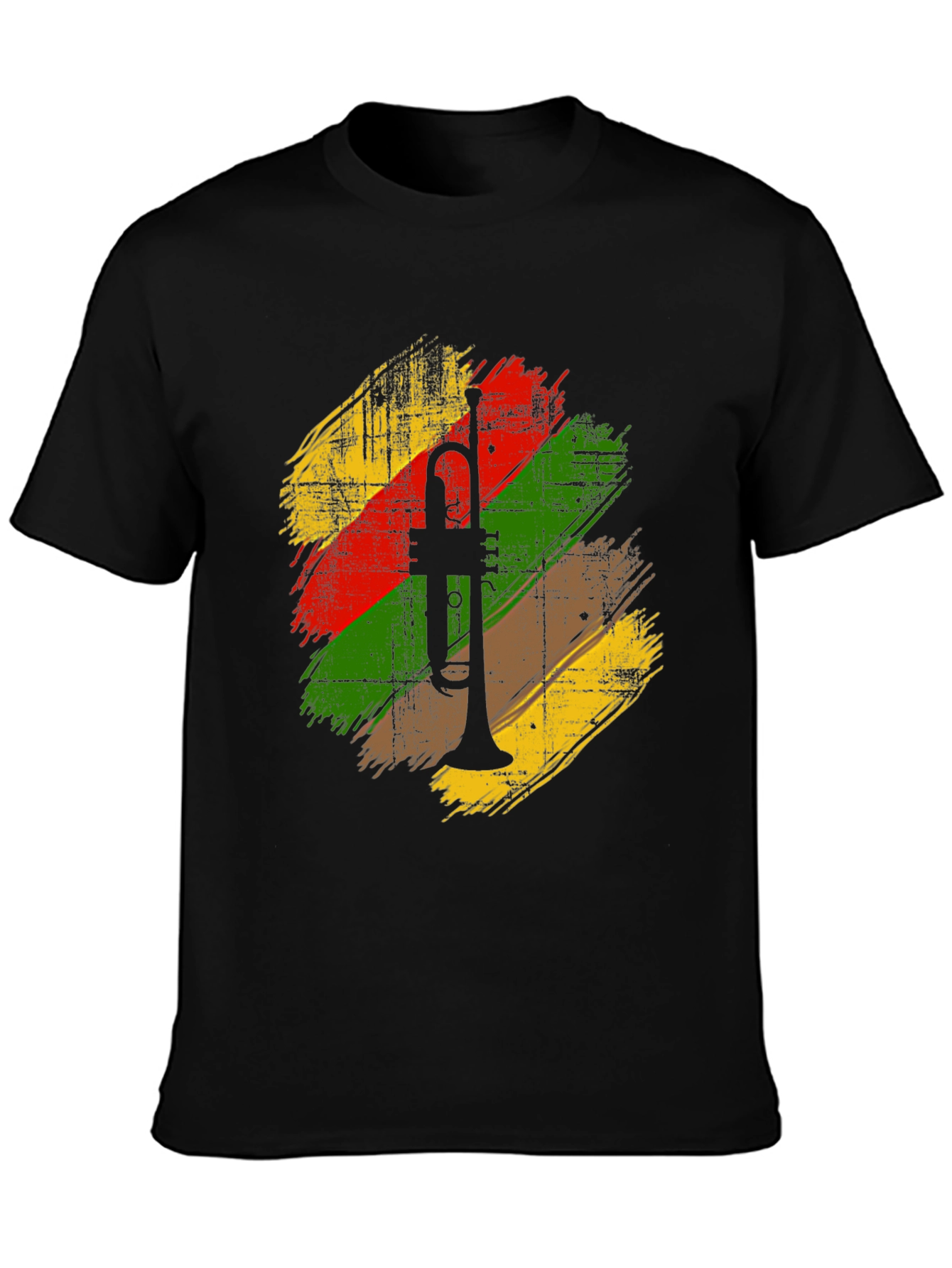 Trumpet Graphic Print T-Shirt