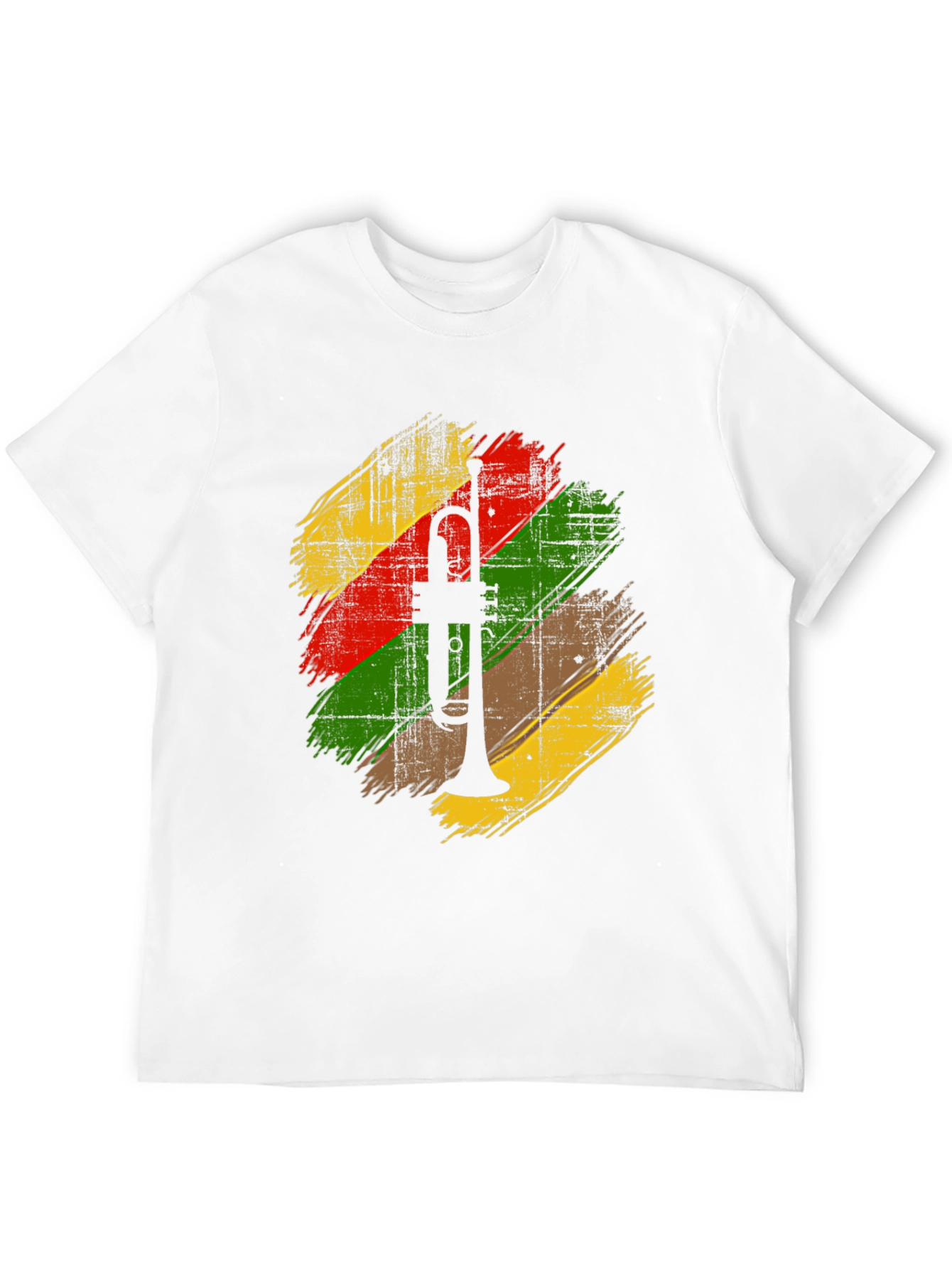 Trumpet Graphic Print T-Shirt