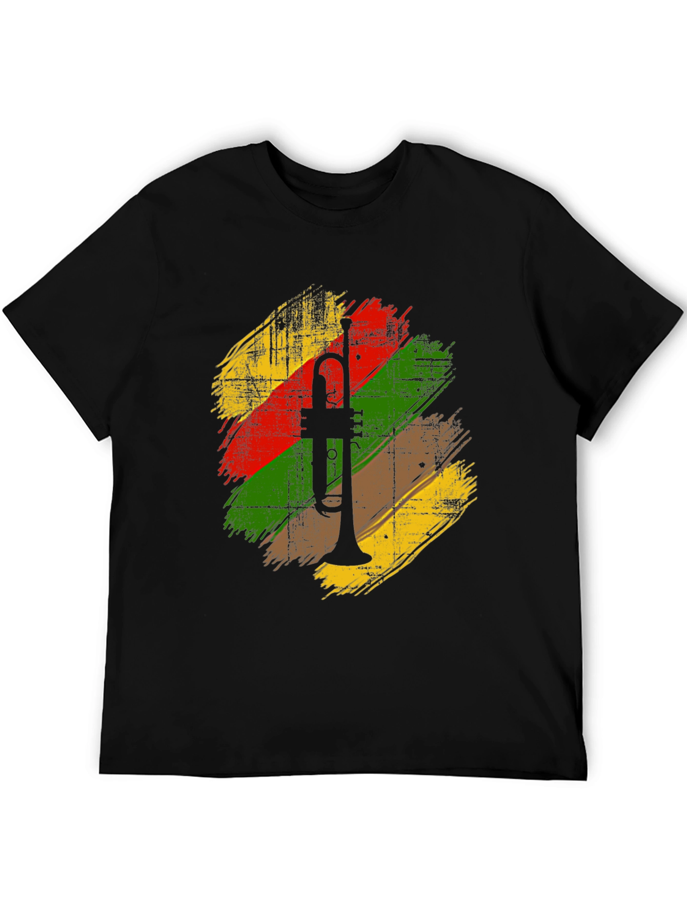 Trumpet Graphic Print T-Shirt