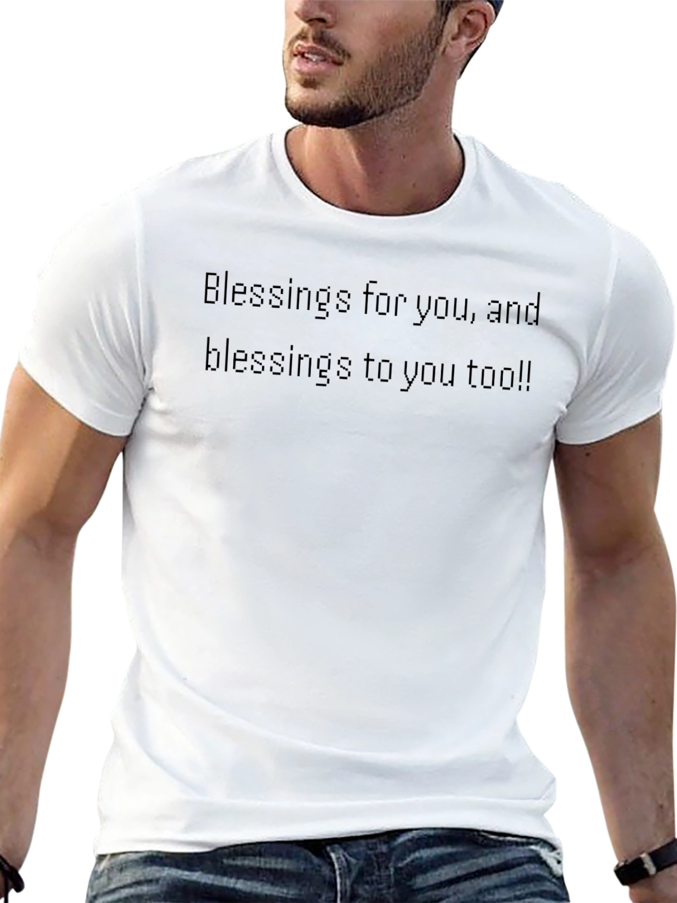 Blessings Graphic Tee - Soft Black Shirt