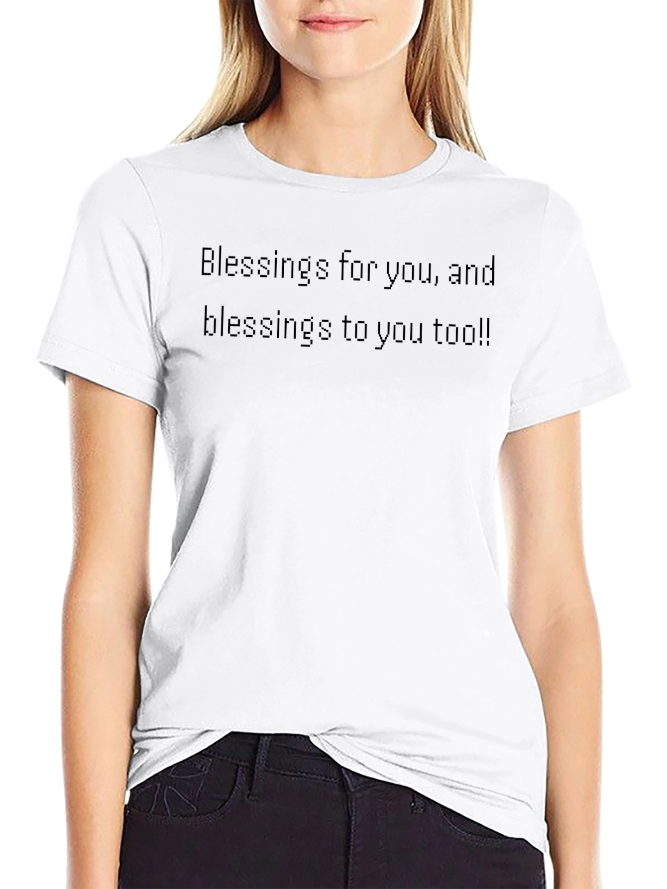 Blessings Graphic Tee - Soft Black Shirt