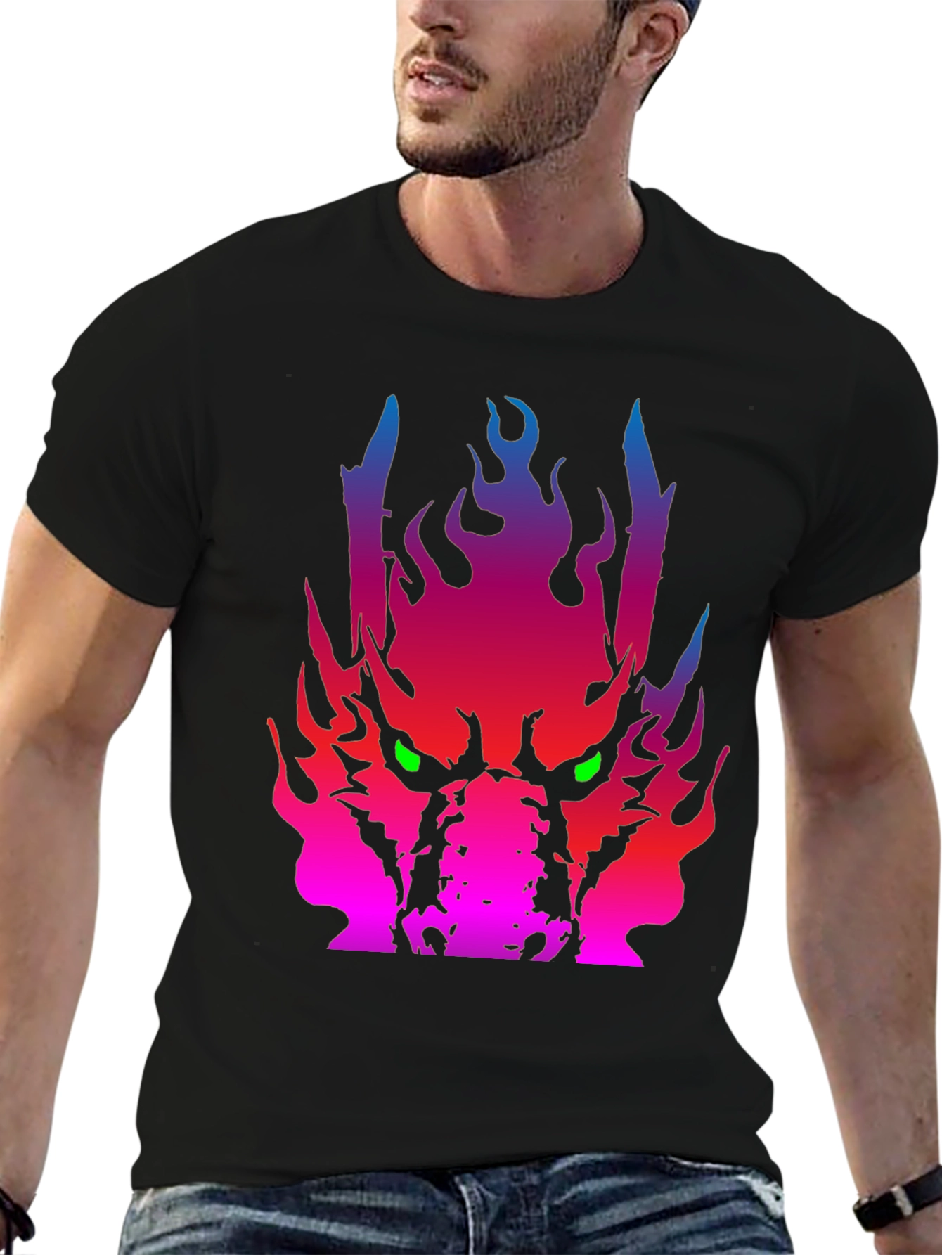 Fiery Dragon Graphic Tee - Bold & Unique Style