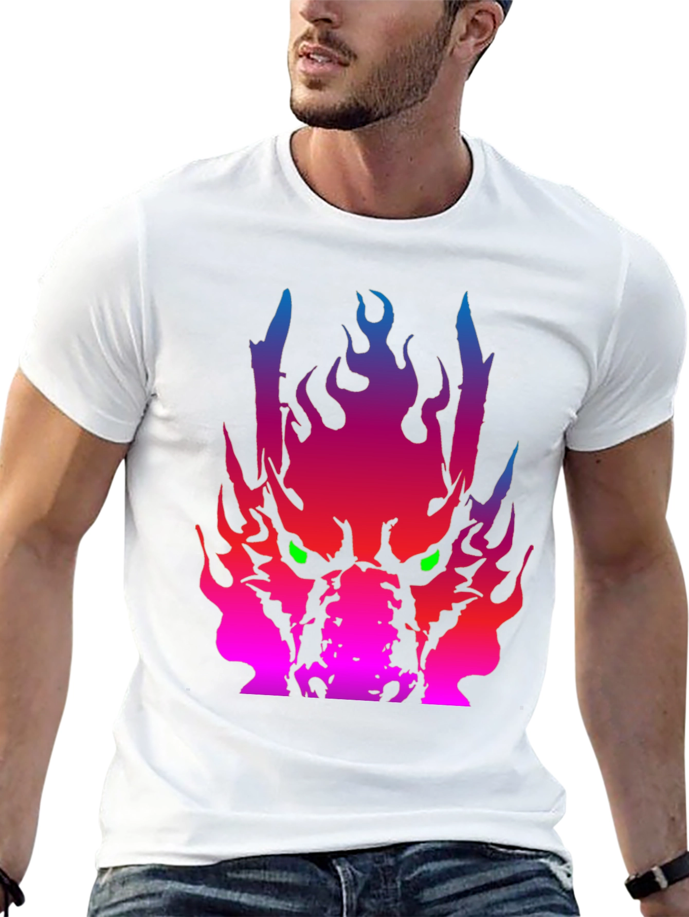 Fiery Dragon Graphic Tee - Bold & Unique Style