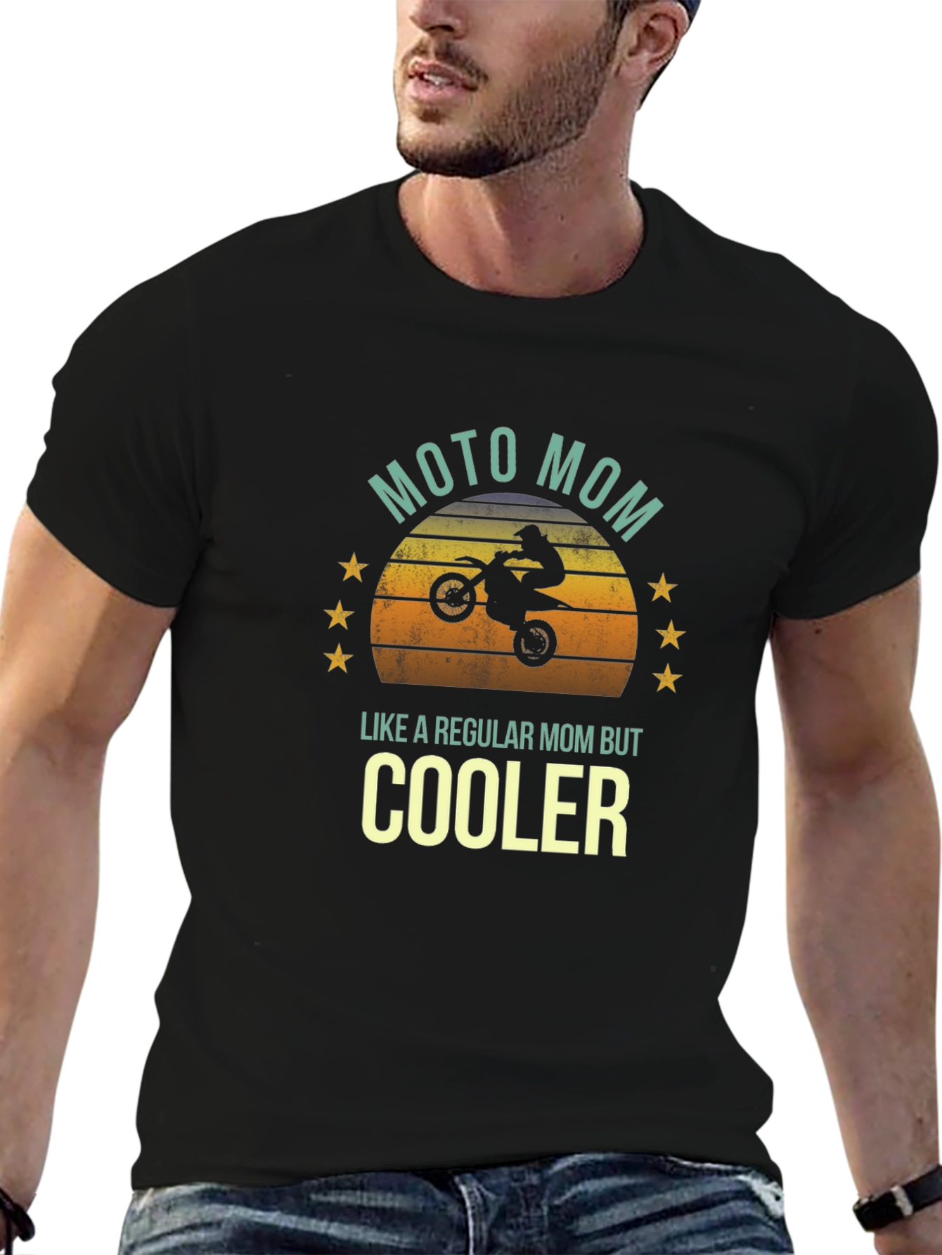 Moto Mom T-Shirt - Cool Mom Style