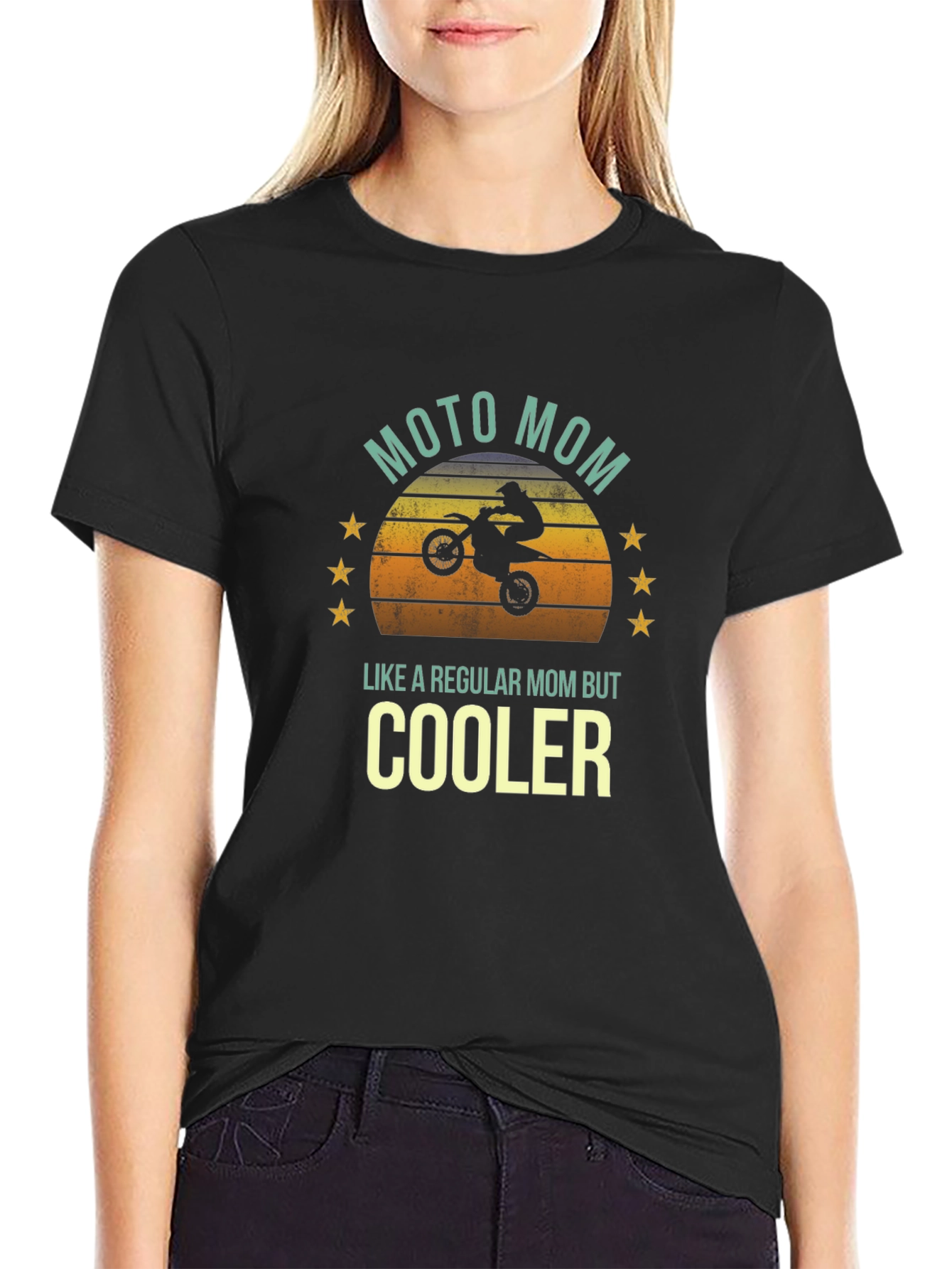 Moto Mom T-Shirt - Cool Mom Style