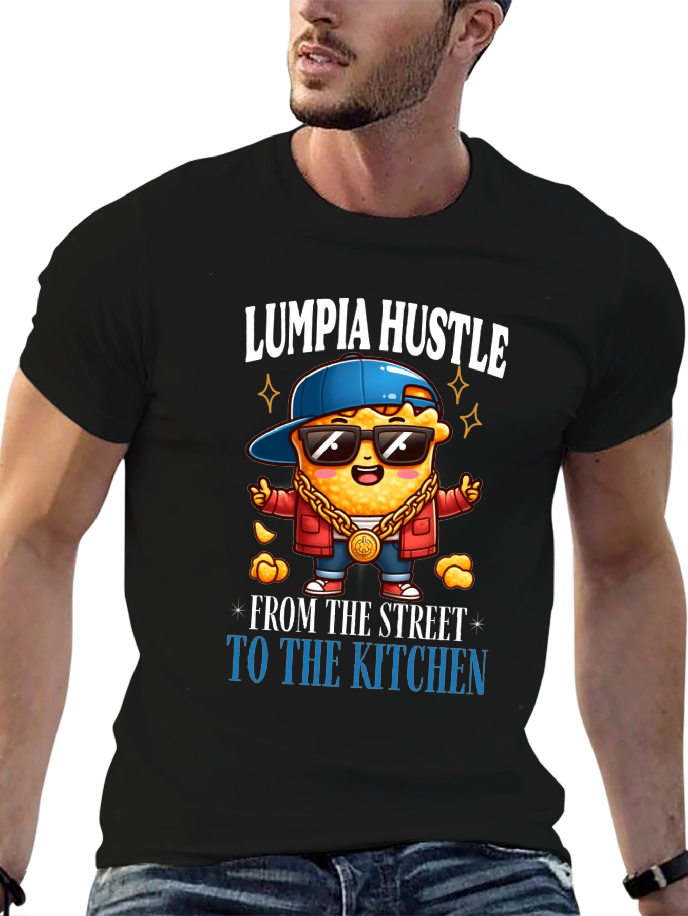 Lumpia Hustle Graphic Tee - Street to Kitchen