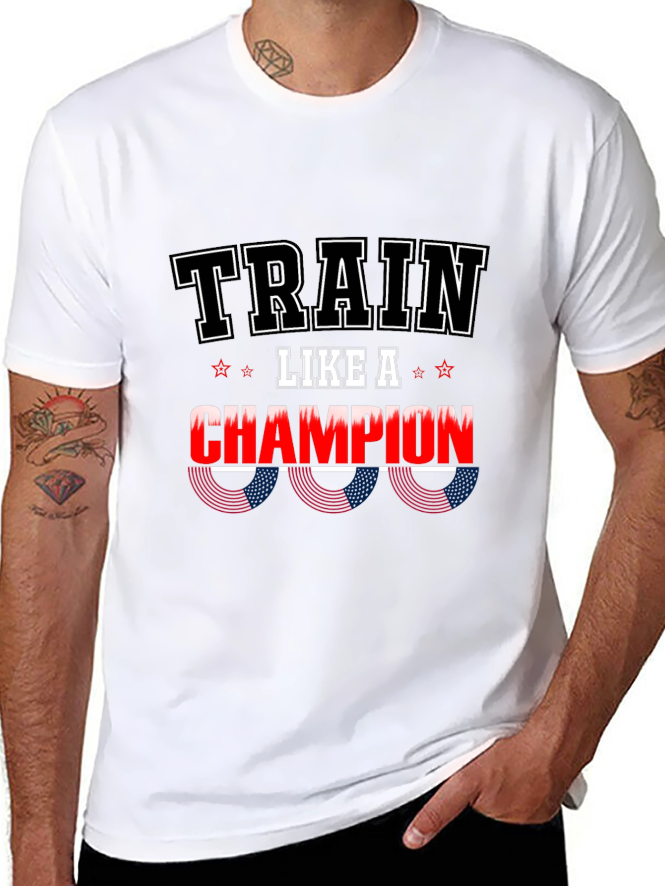 Train Like A Champion Graphic T-Shirt