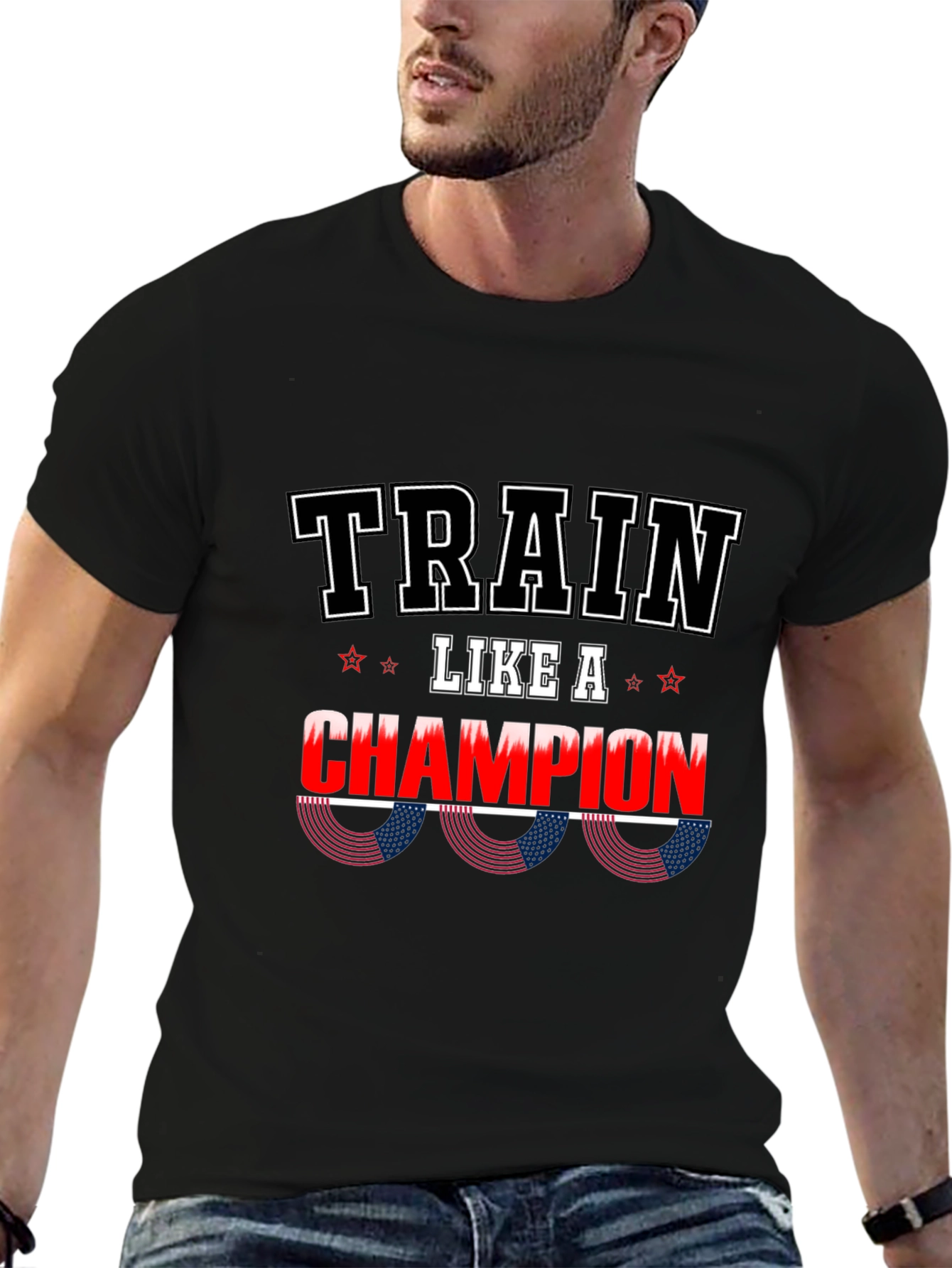 Train Like A Champion Graphic T-Shirt