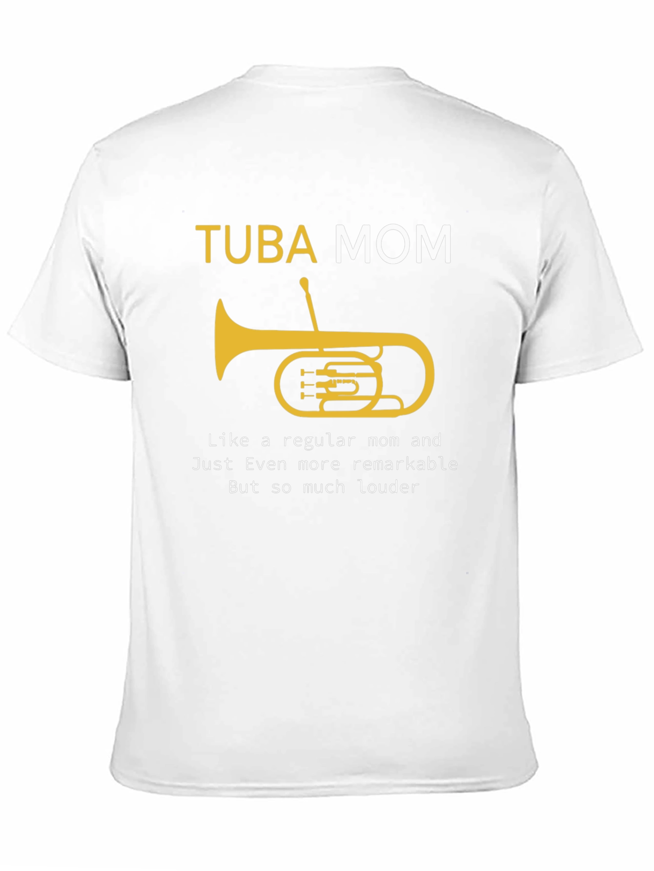 Tuba Mom Graphic T-Shirt - Musicians Mom Apparel