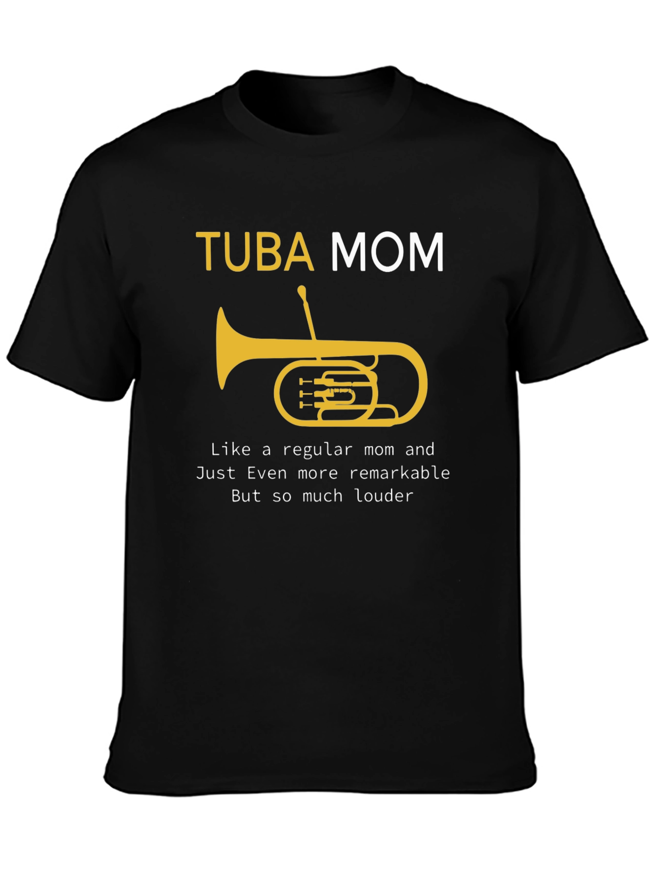 Tuba Mom Graphic T-Shirt - Musicians Mom Apparel