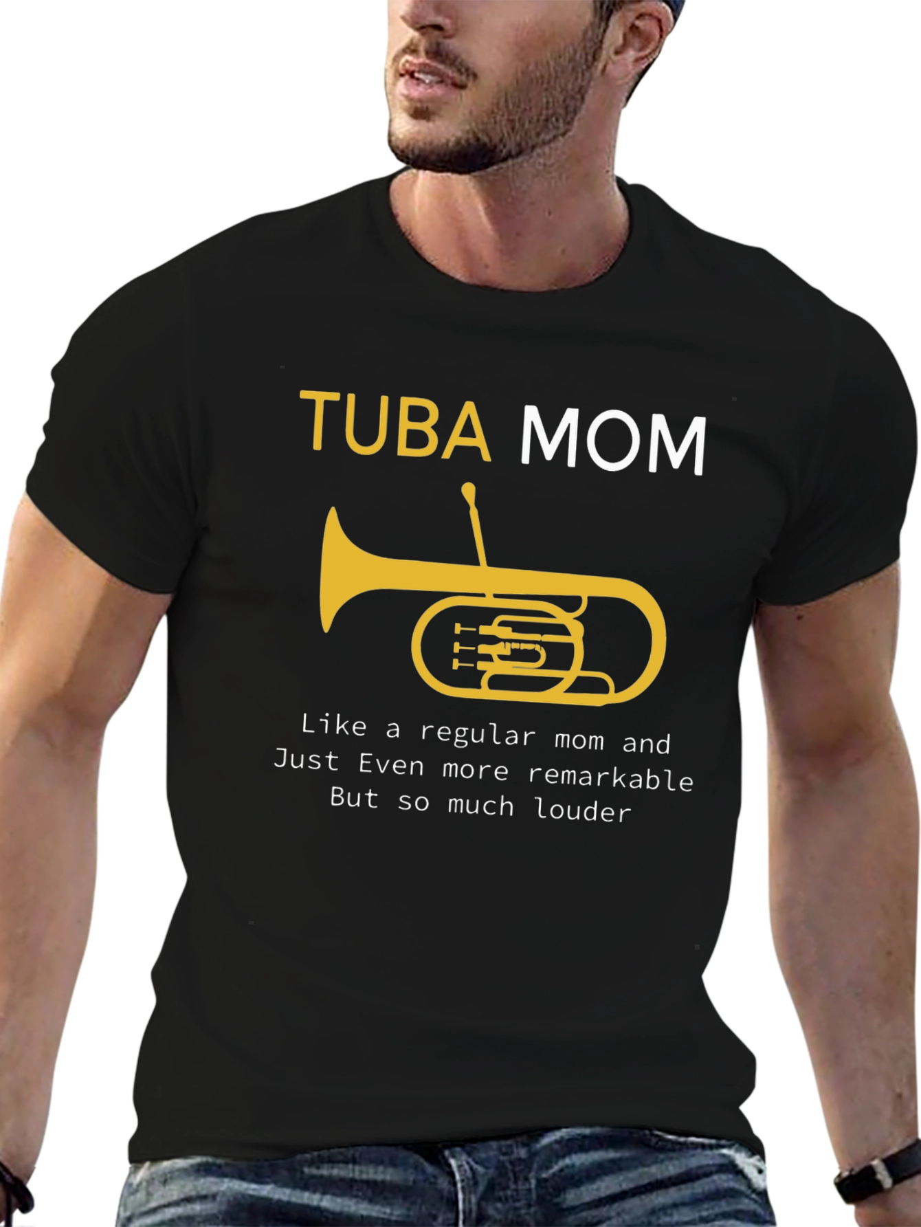 Tuba Mom Graphic T-Shirt - Musicians Mom Apparel