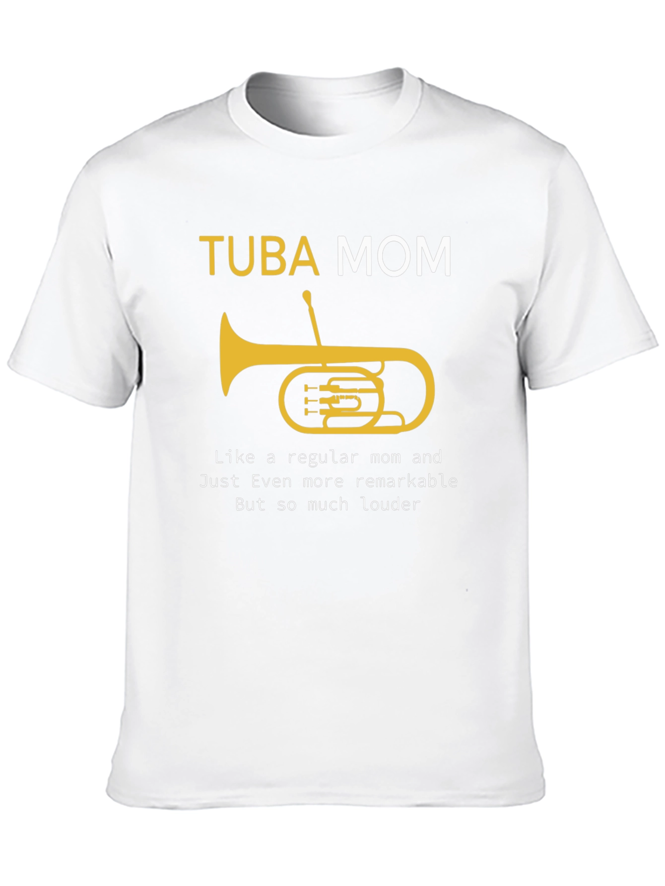 Tuba Mom Graphic T-Shirt - Musicians Mom Apparel