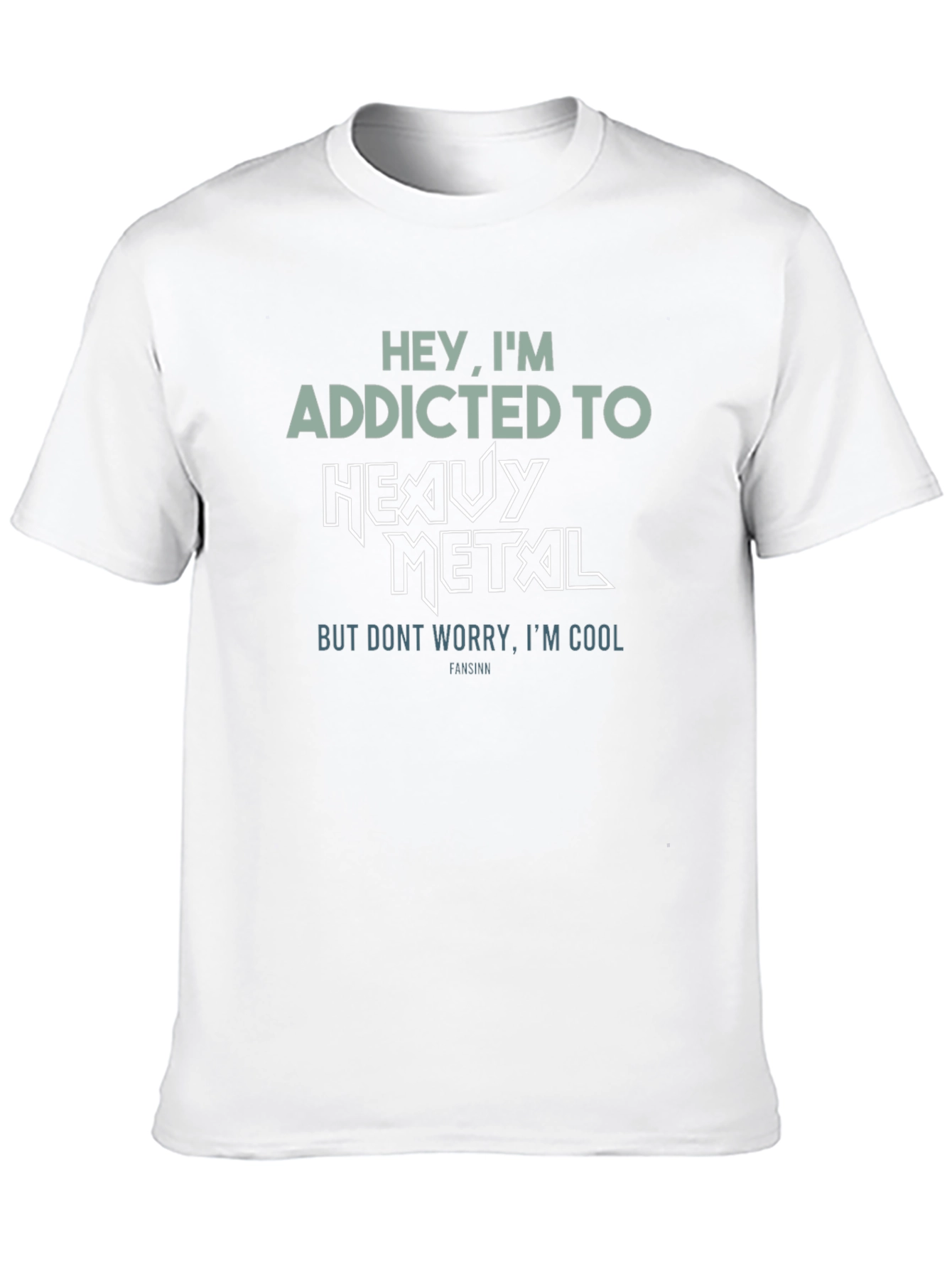 Addicted to Heavy Metal Graphic T-Shirt