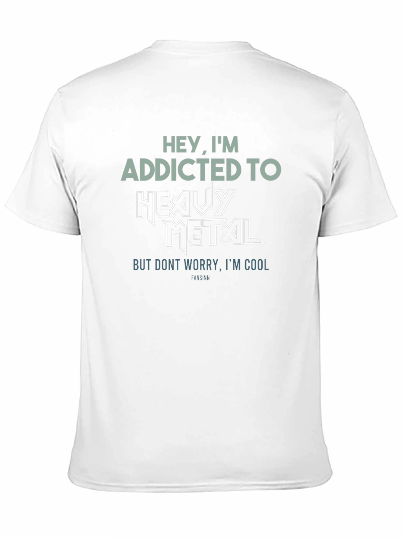 Addicted to Heavy Metal Graphic T-Shirt