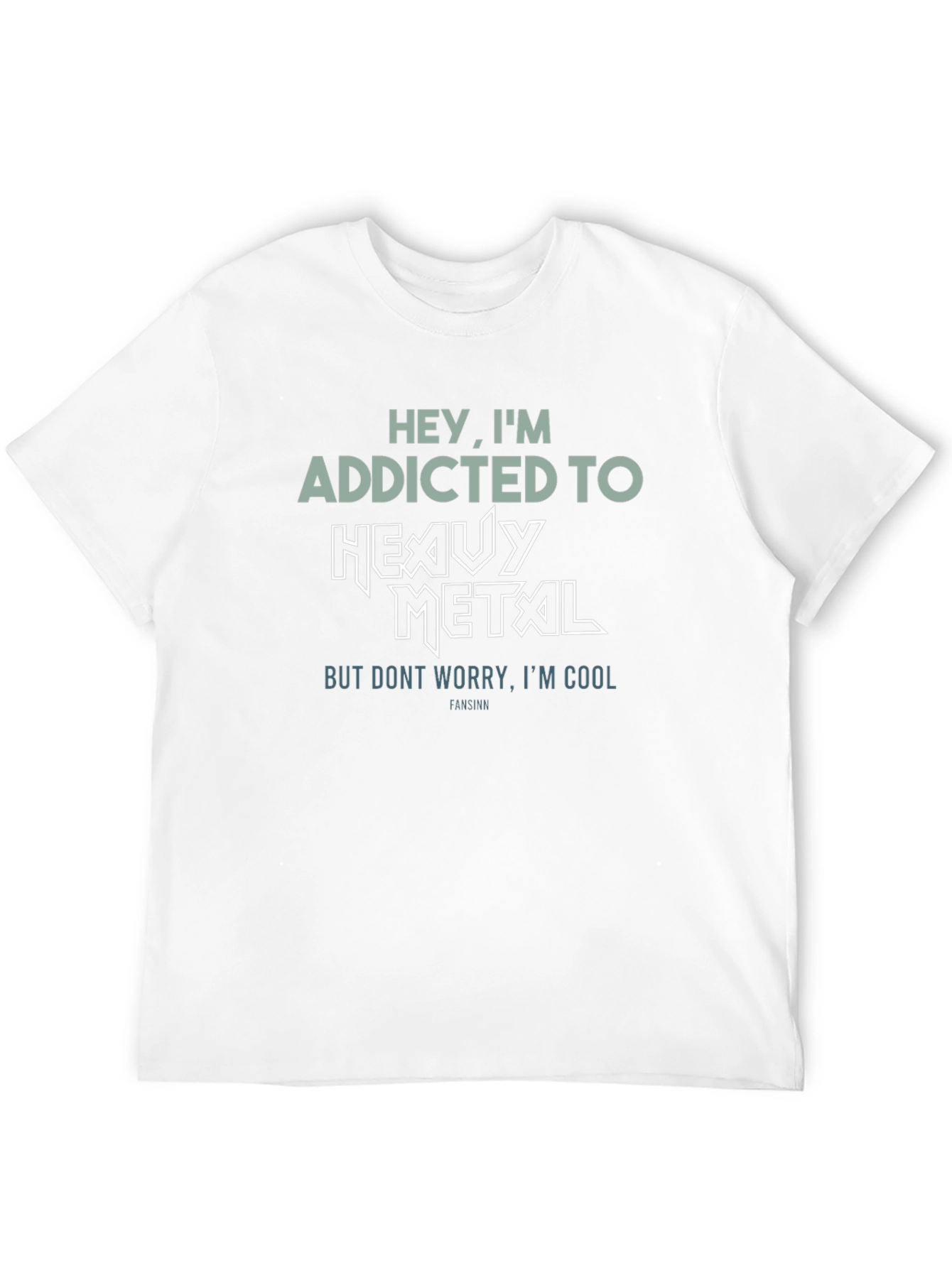 Addicted to Heavy Metal Graphic T-Shirt
