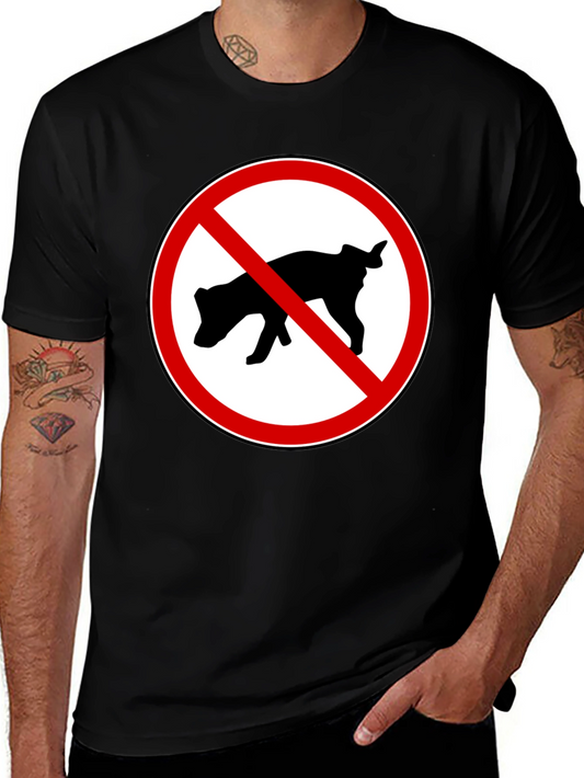 No Dogs Allowed T-Shirt Funny Novelty Pet Humor Tee