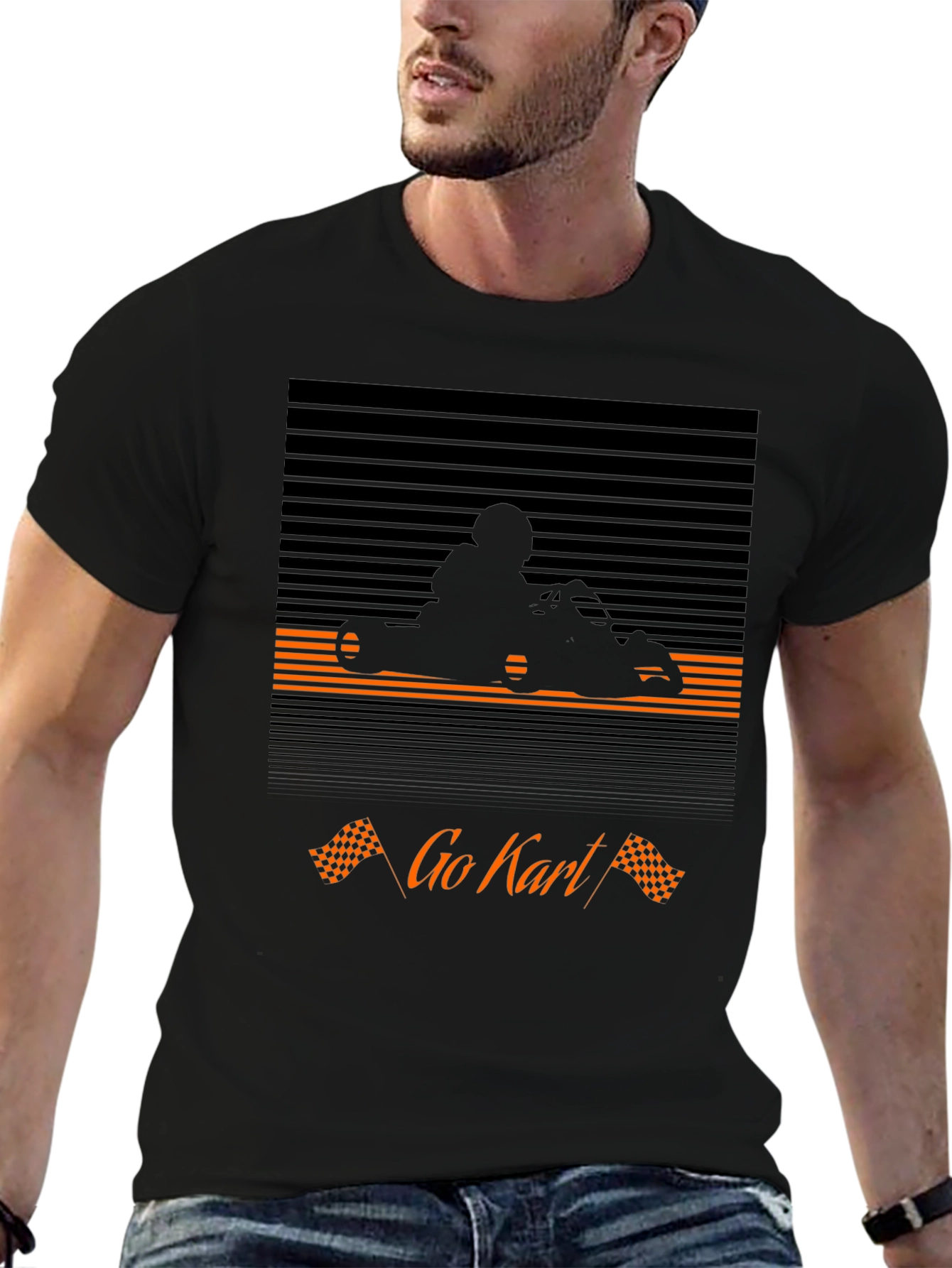 Go Kart Graphic Tee - Race Car T-Shirt
