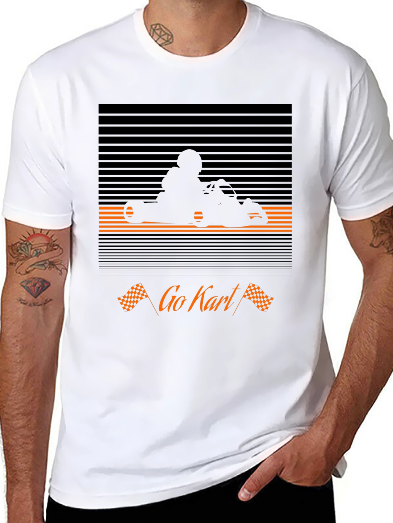 Go Kart Graphic Tee - Race Car T-Shirt