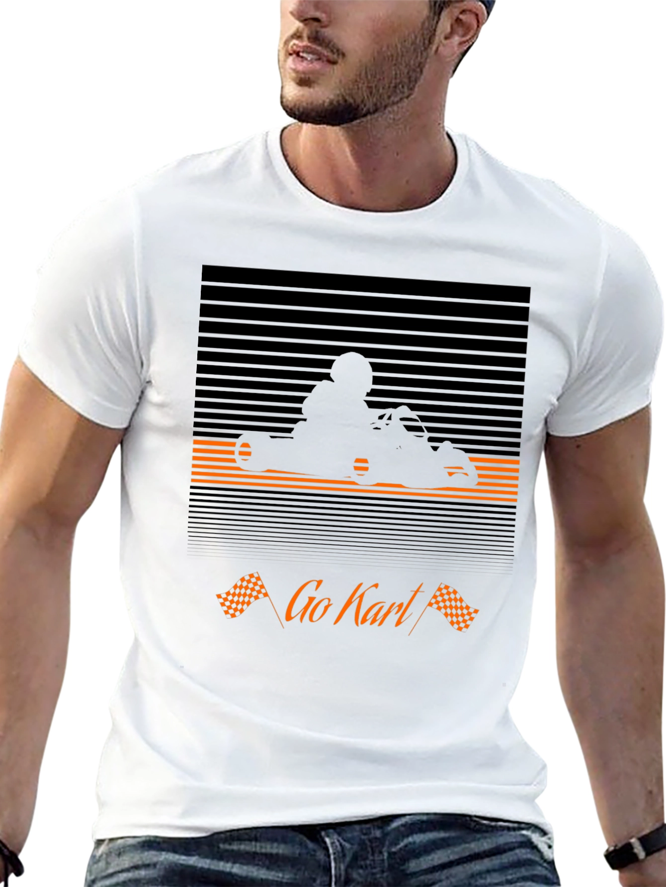 Go Kart Graphic Tee - Race Car T-Shirt