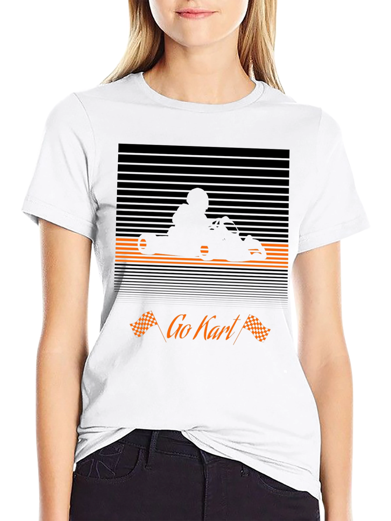 Go Kart Graphic Tee - Race Car T-Shirt