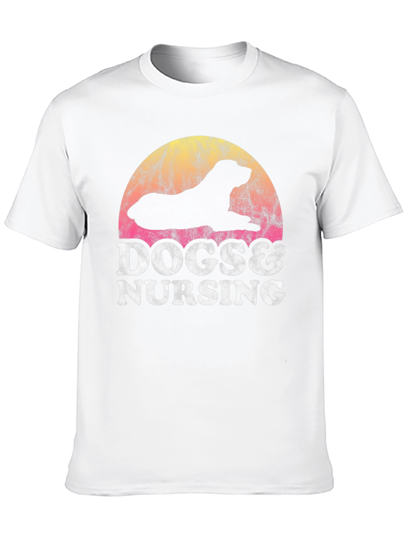 Dogs & Nursing Graphic Tee - Black