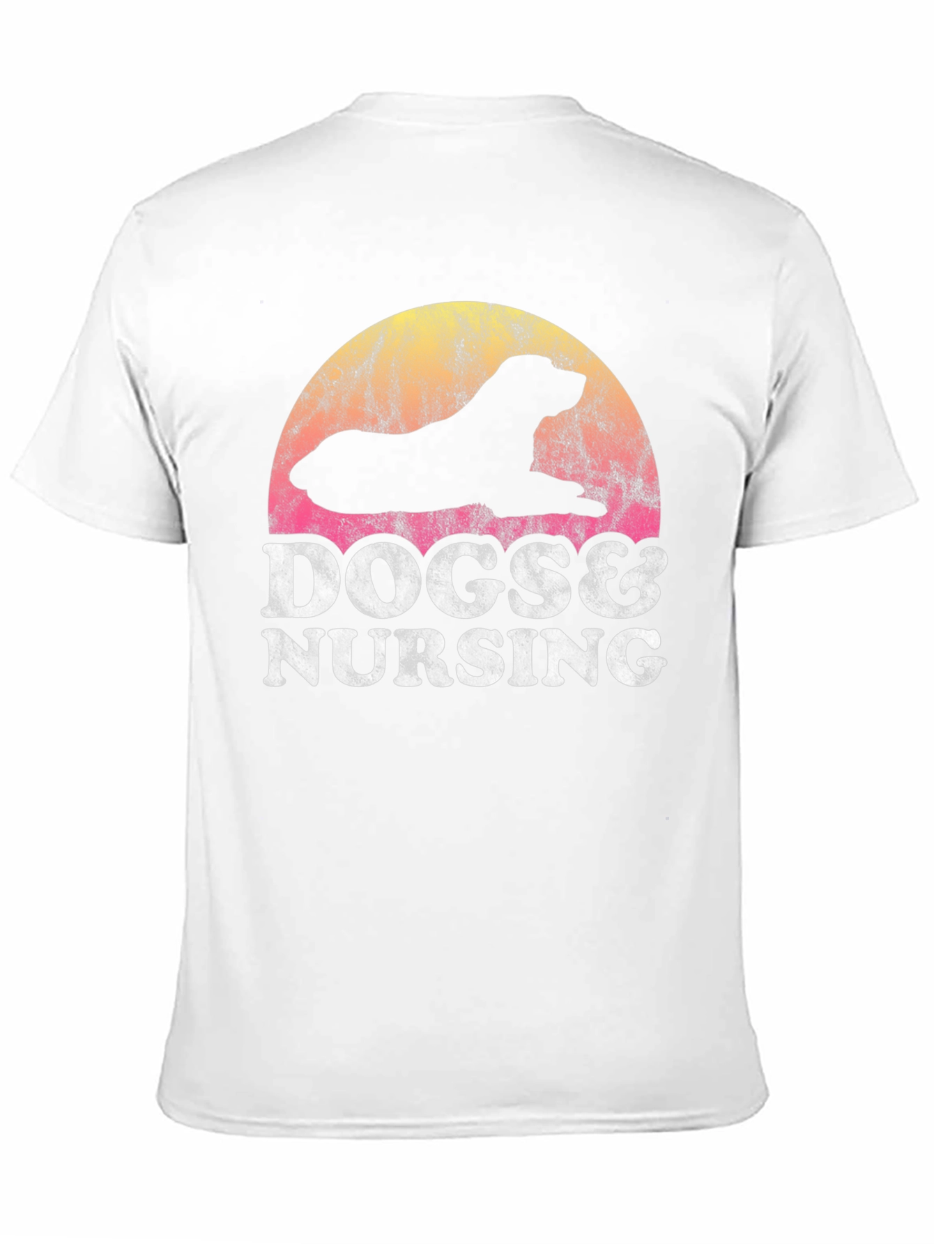 Dogs & Nursing Graphic Tee - Black