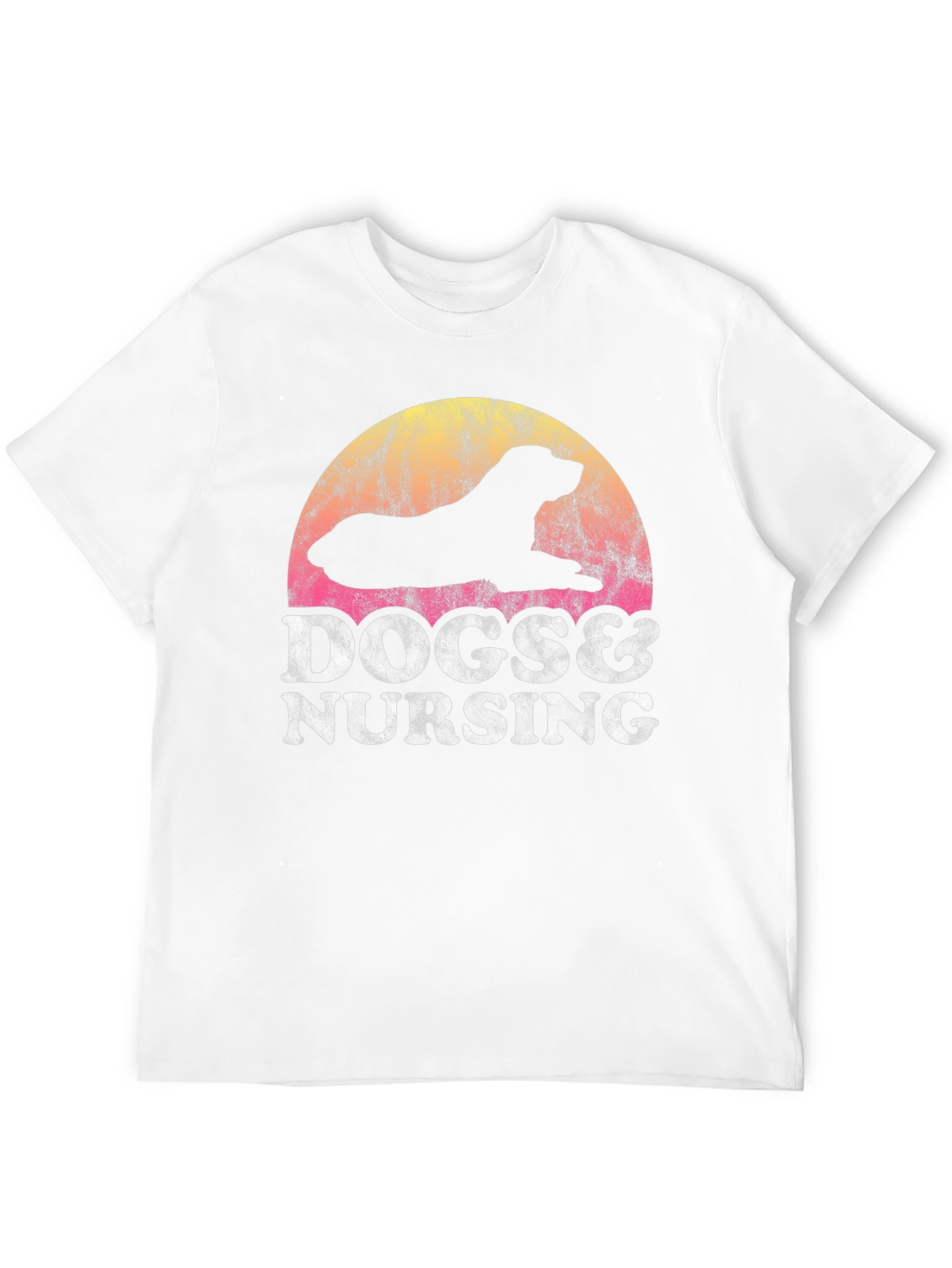 Dogs & Nursing Graphic Tee - Black