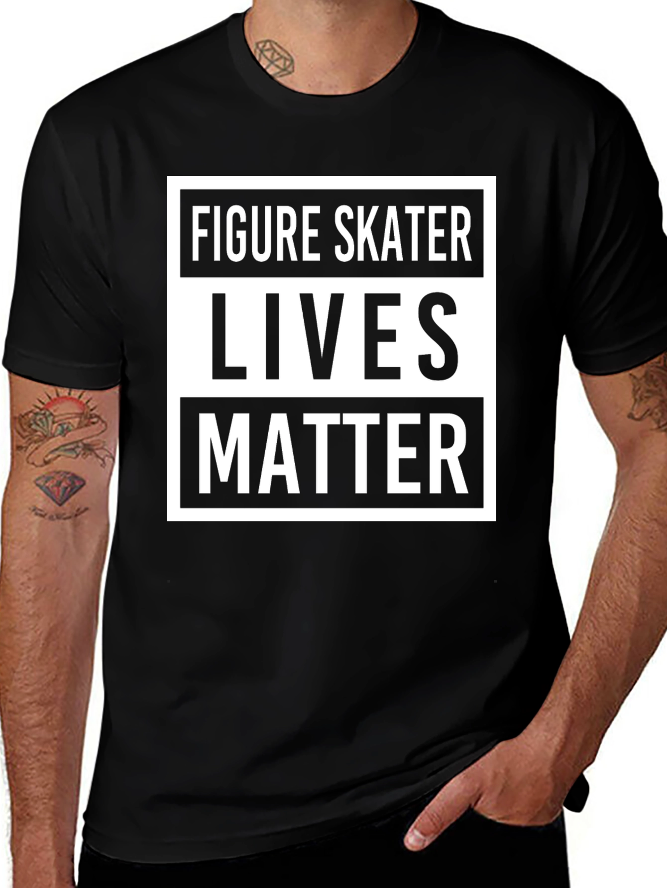 Figure Skater Lives Matter Graphic Tee