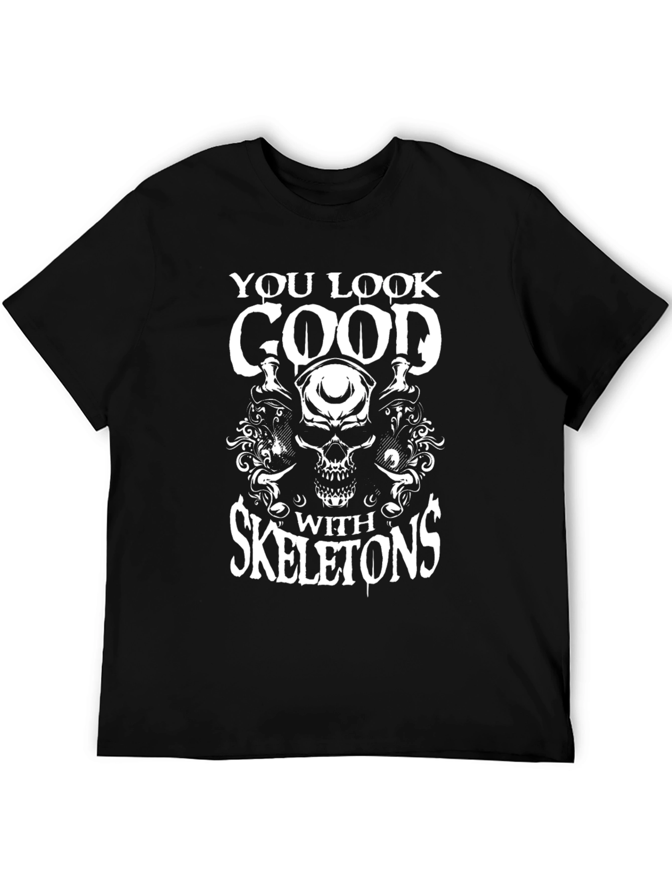 Skull Skeleton Graphic T-Shirt