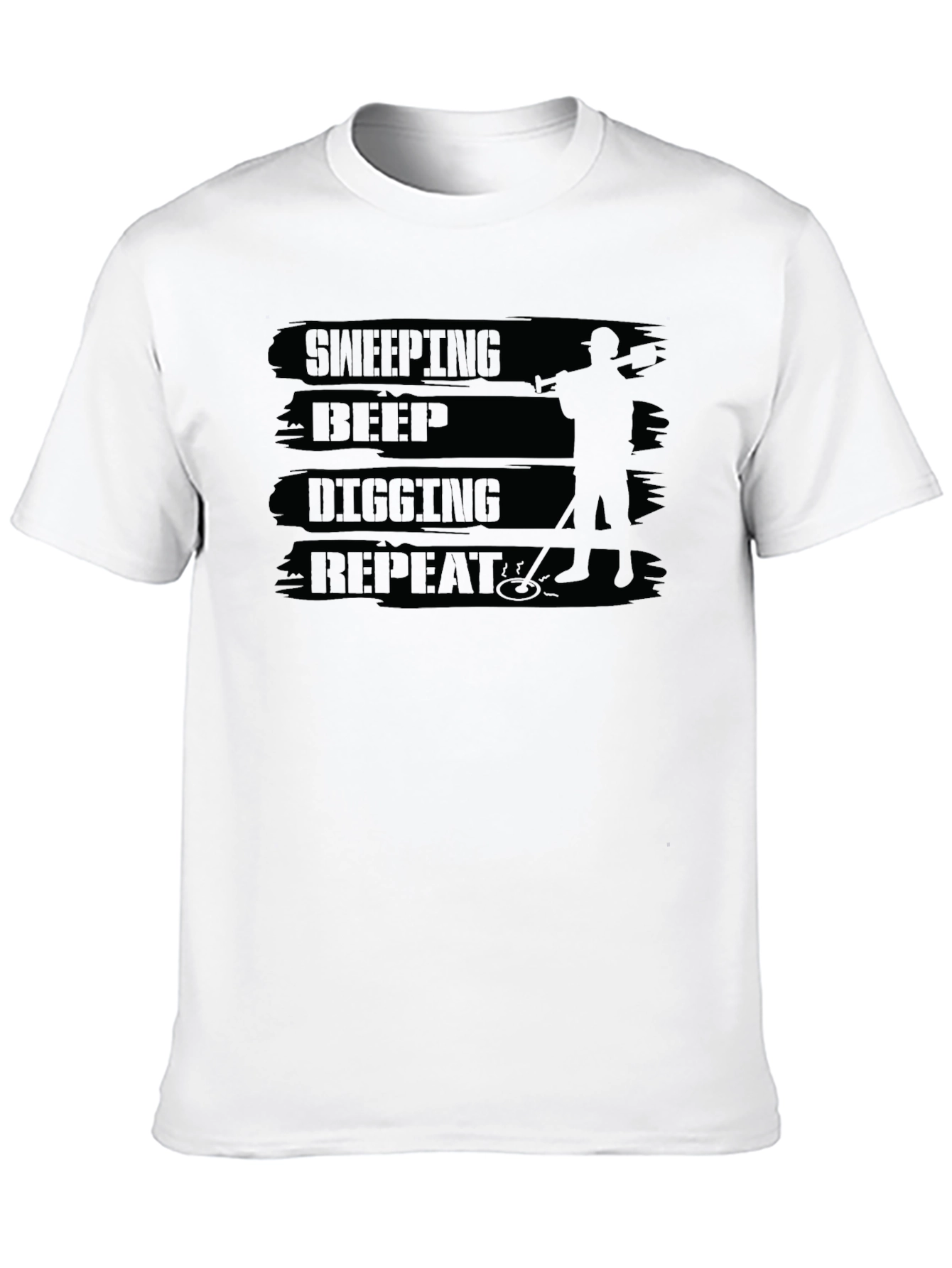 Sweeping Beep Digging Repeat Graphic Tee