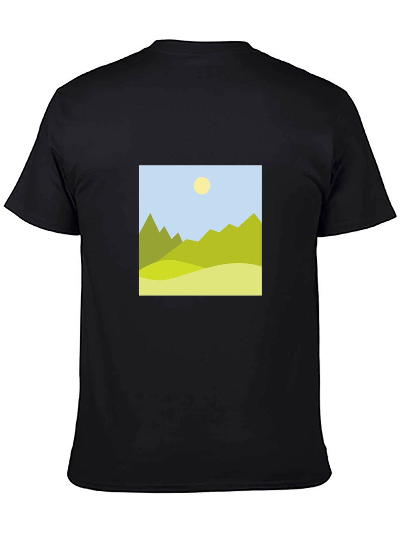 Mountain View Graphic Black T-Shirt