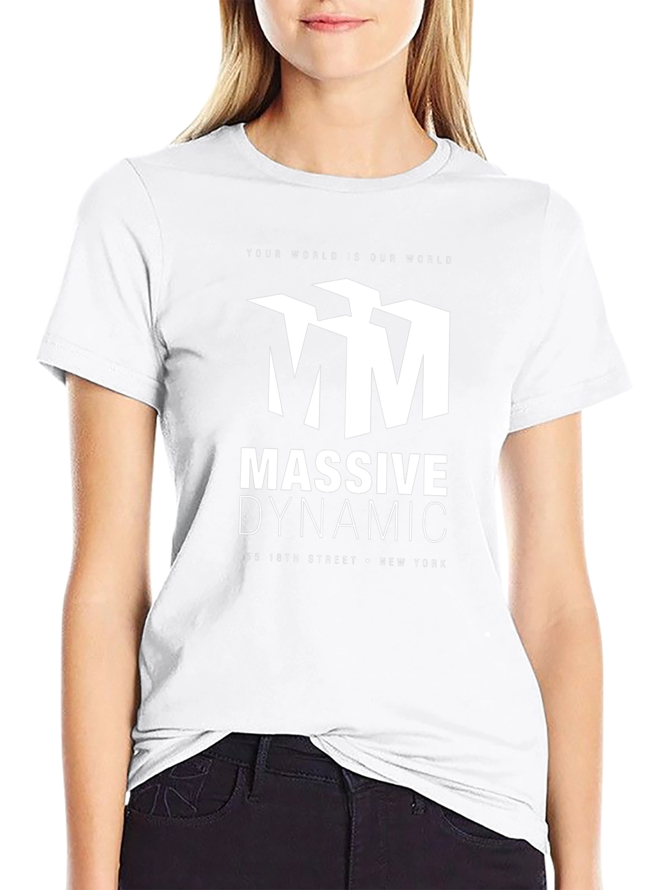 Massive Dynamic Black Graphic T-Shirt