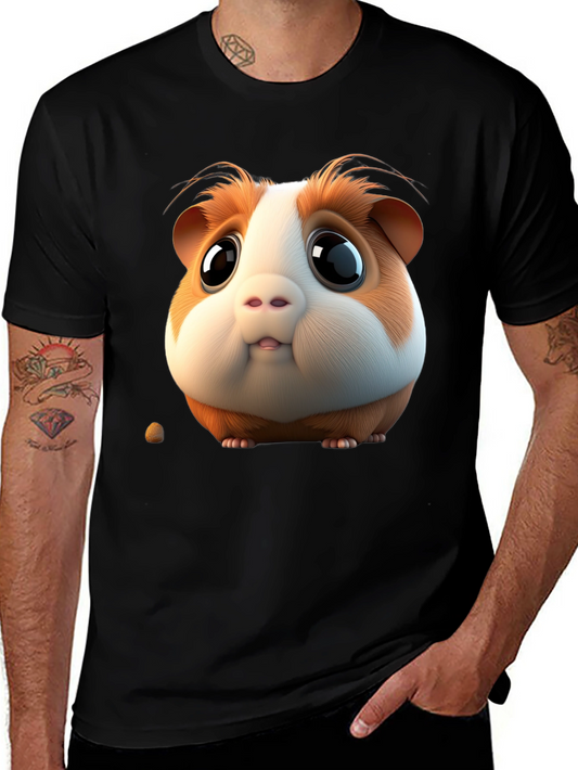 Cute Guinea Pig Graphic Tee - Unique Design