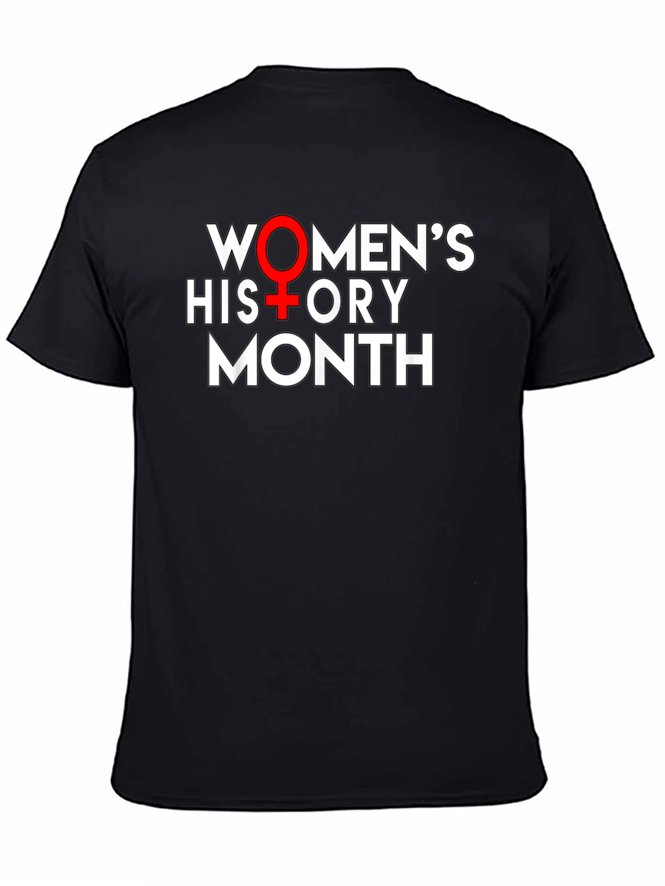 Womens History Month T-Shirt - Black