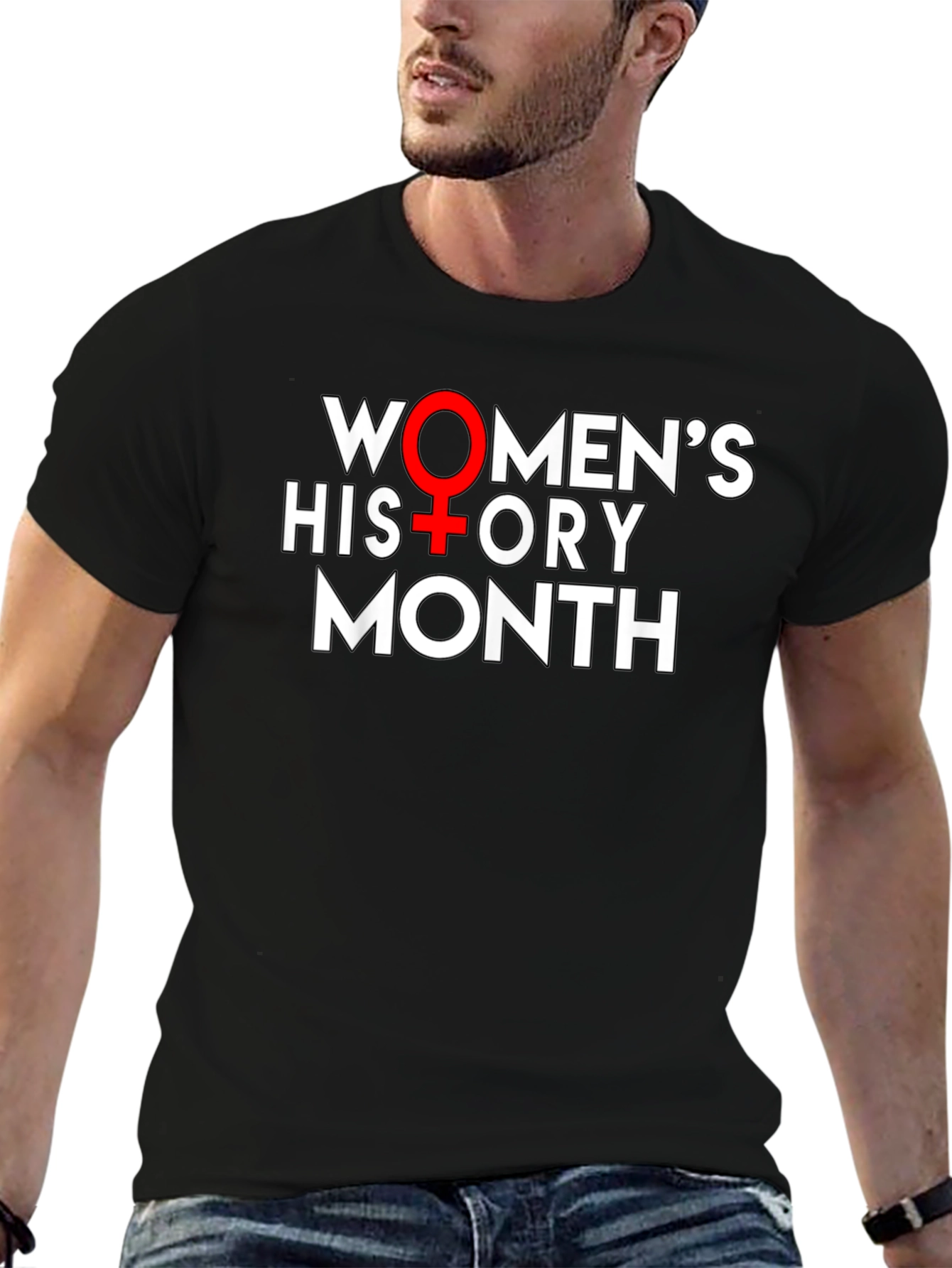 Womens History Month T-Shirt - Black
