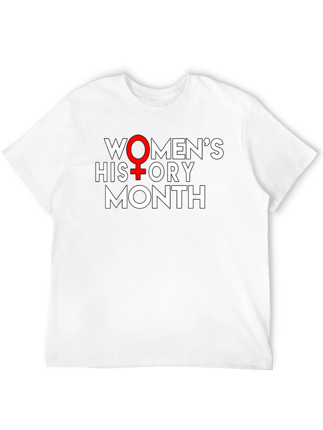 Womens History Month T-Shirt - Black